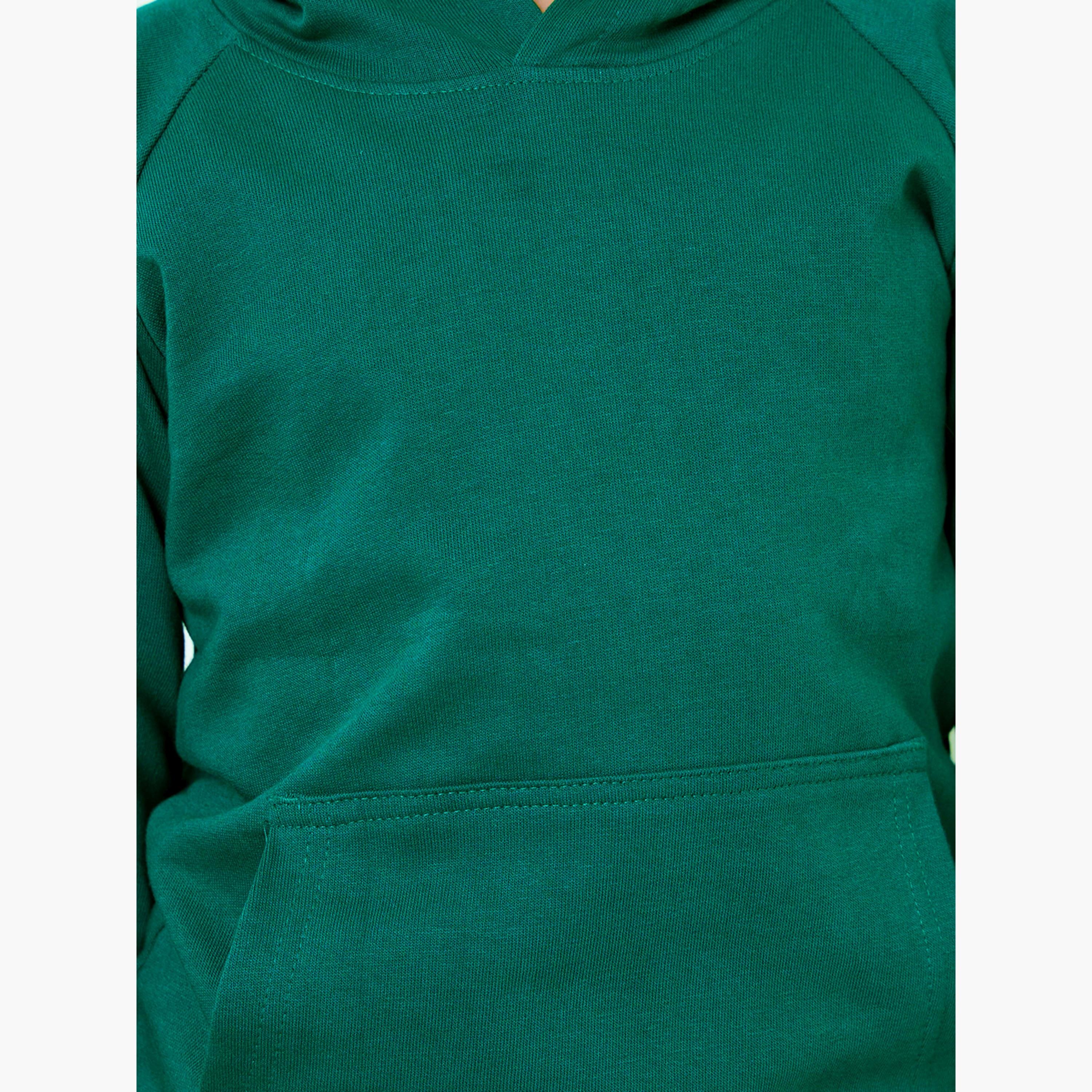 Styli Kids Unisex Cotton Hoodie with Kangaroo Pocket-girls-clothing-sweatshirts-image-5