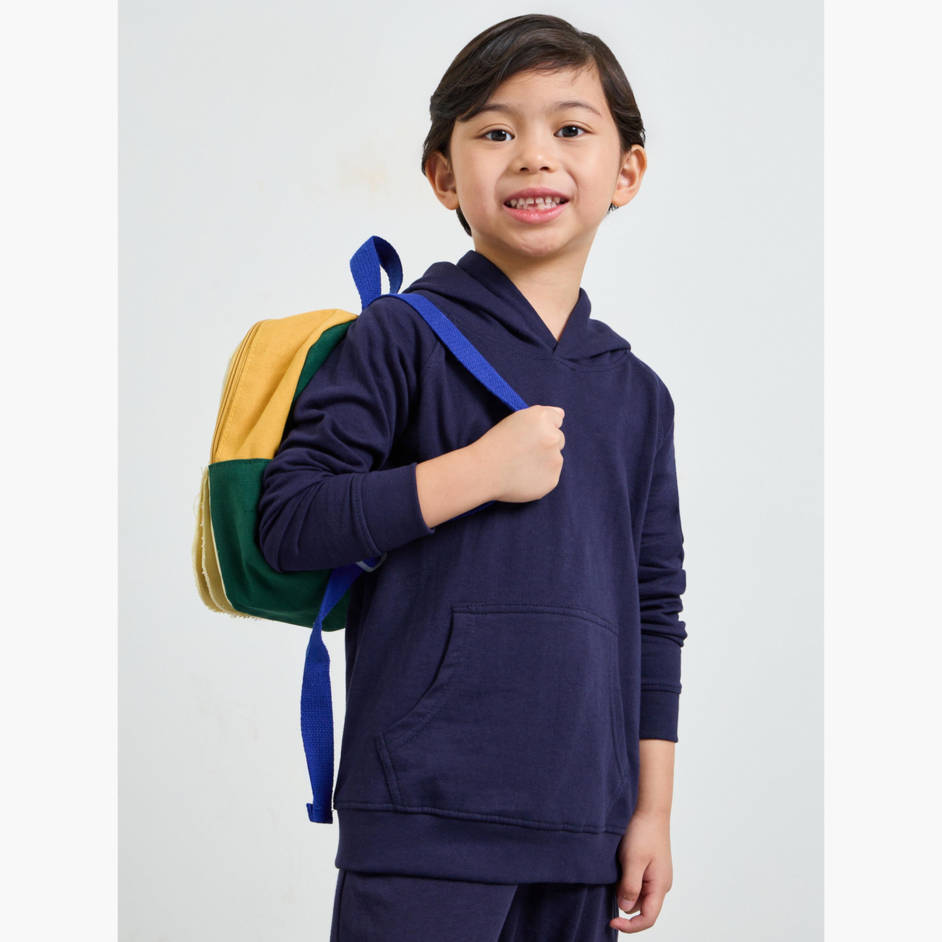 ستايلي - هودي قطني للجنسين للأطفال مع جيب أمامي-boys-clothing-sweatshirts-image-3