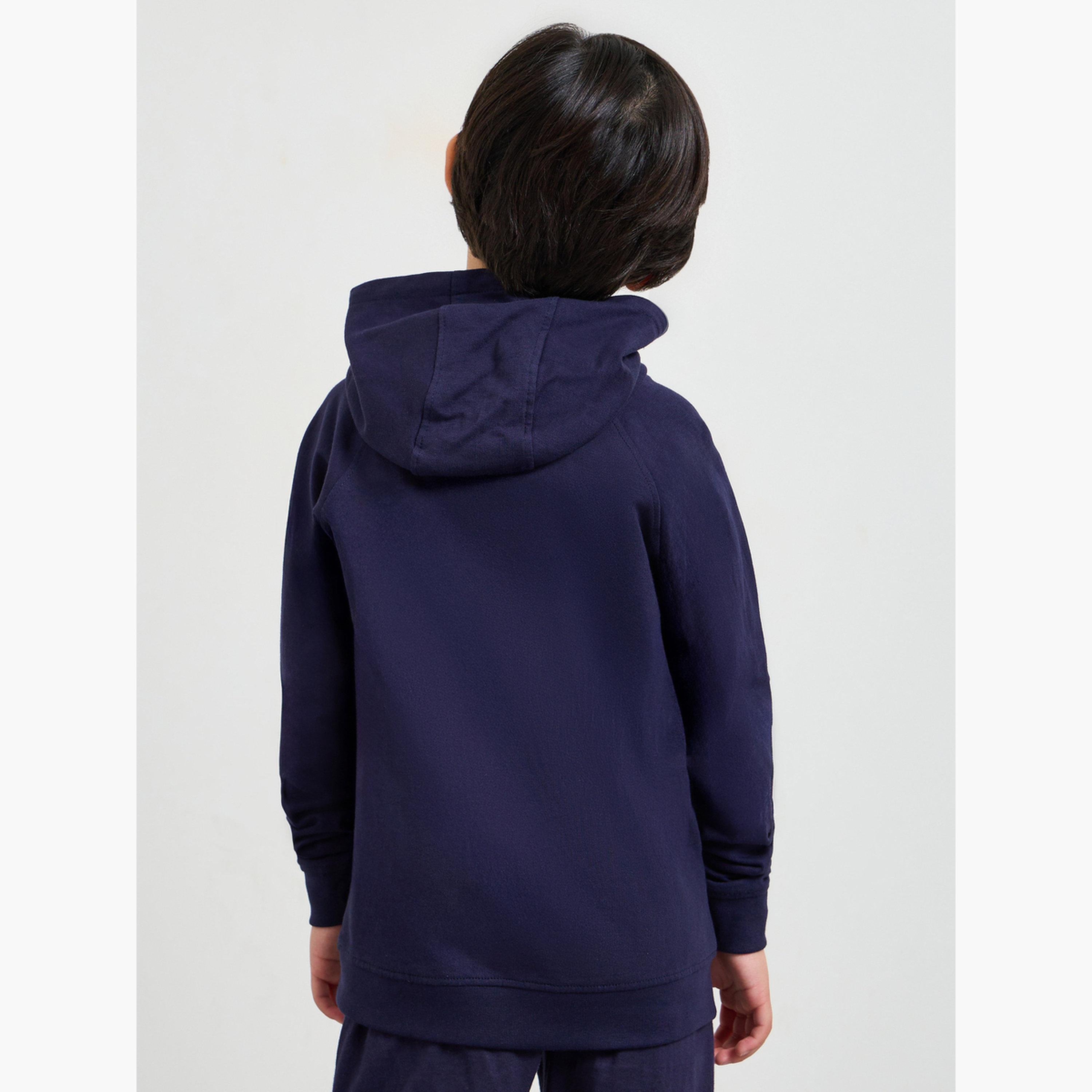 ستايلي - هودي قطني للجنسين للأطفال مع جيب أمامي-boys-clothing-sweatshirts-image-4