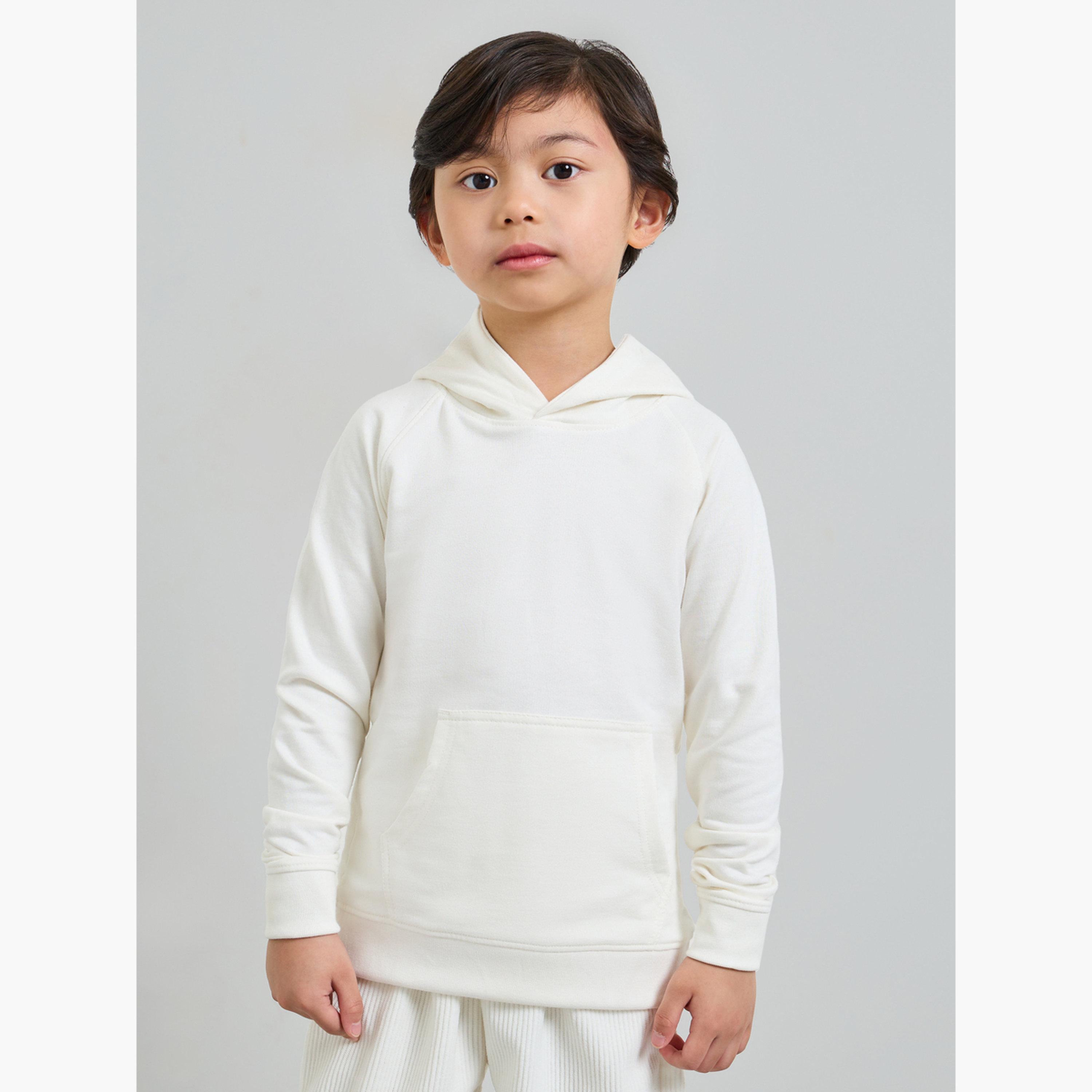 Styli Kids Cotton Hoodie with Kangaroo Pocket-boys-clothing-sweatshirts-image-1