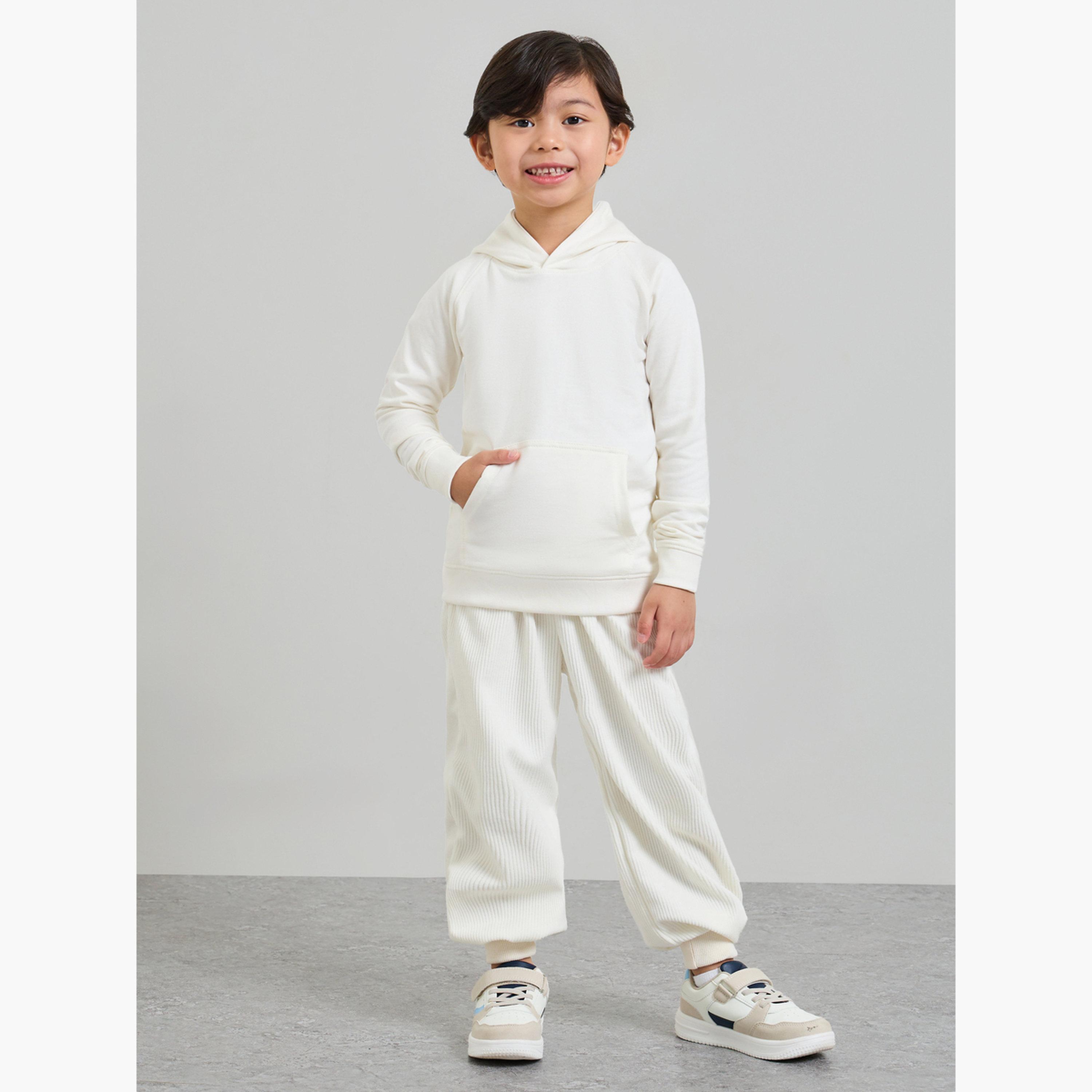 Styli Kids Cotton Hoodie with Kangaroo Pocket-boys-clothing-sweatshirts-image-2