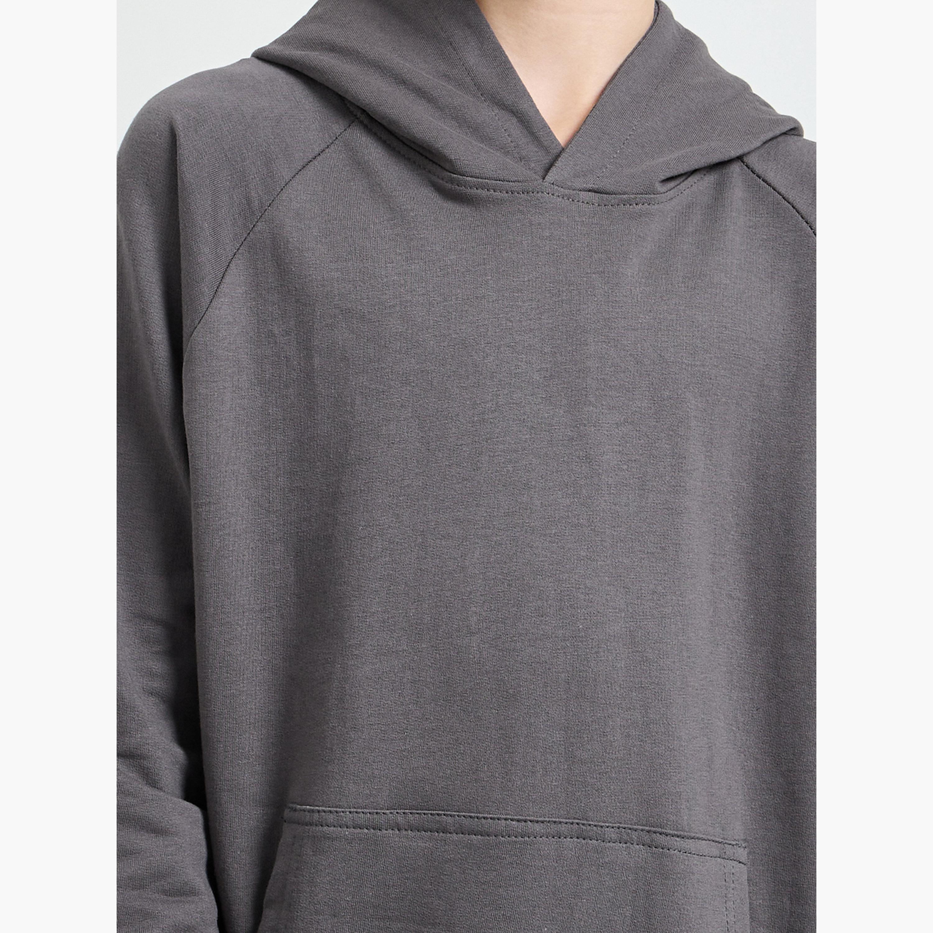 Styli Teen Cotton Hoodie with Kangaroo Pocket-boys-clothing-sweatshirts-image-5