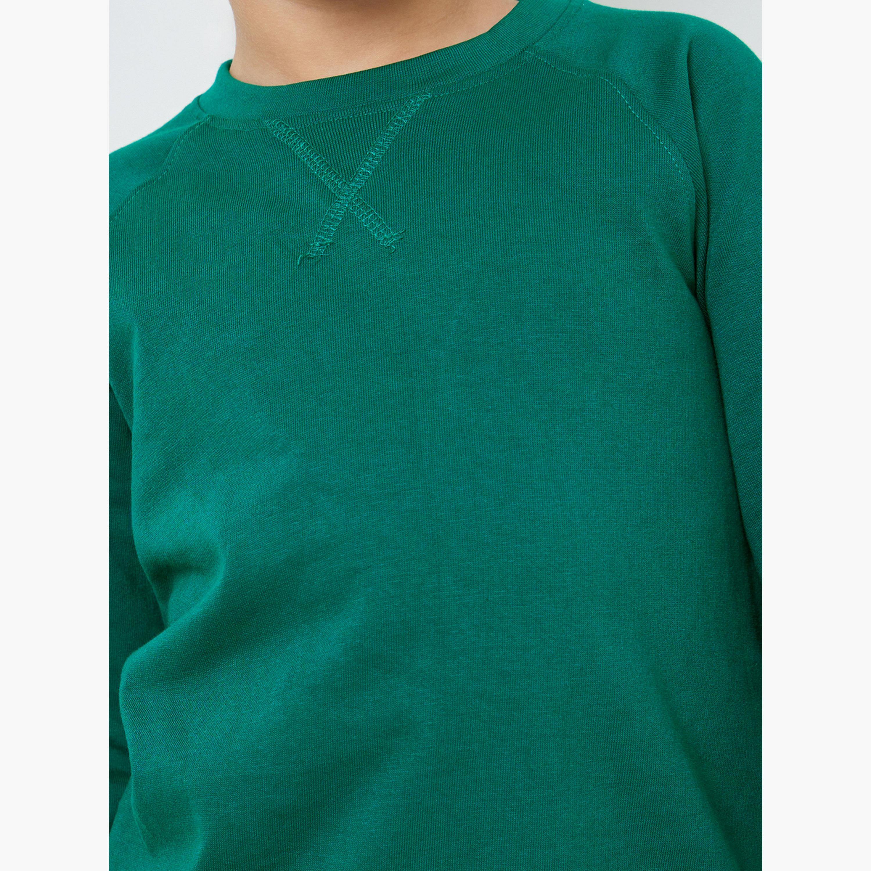 Styli Kids Raglan Sleeve Cotton Regular Fit Sweatshirt-boys-clothing-sweatshirts-image-5