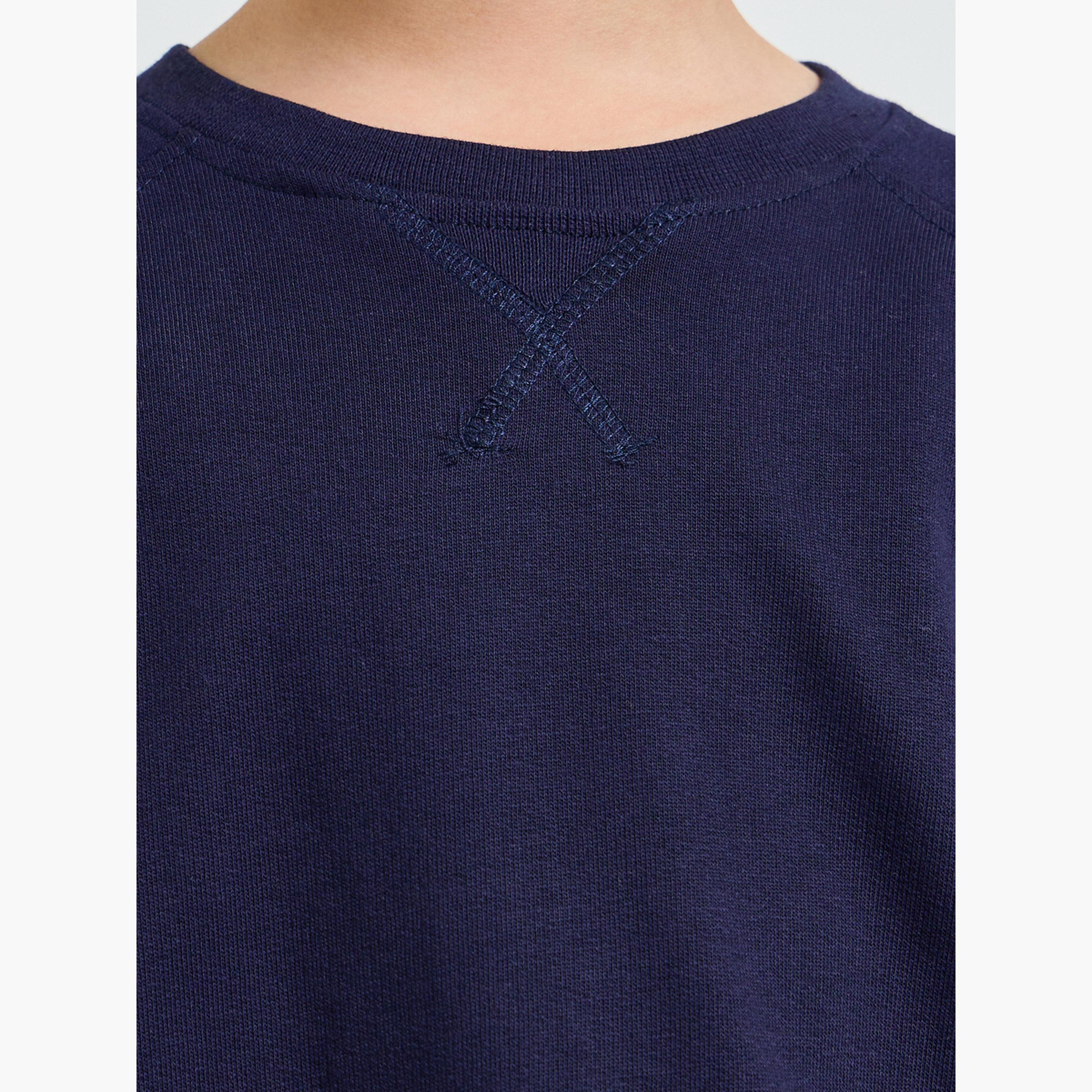 Styli Kids Raglan Sleeve Cotton Regular Fit Sweatshirt-boys-clothing-sweatshirts-image-6