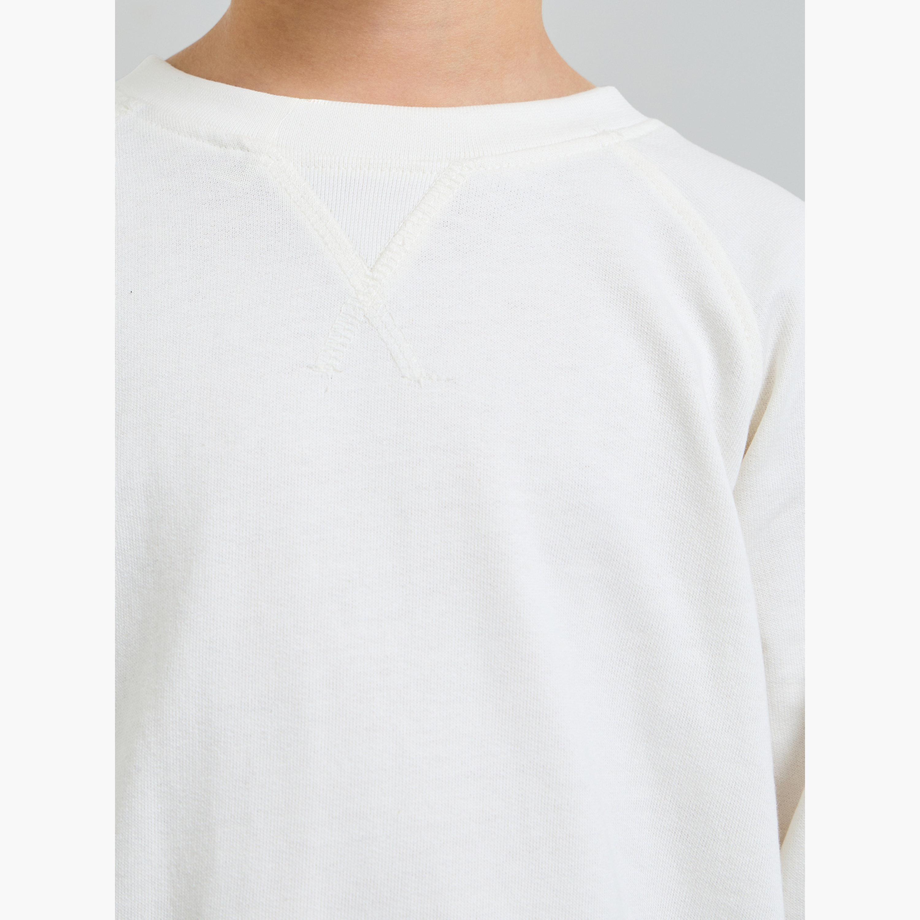 Styli Kids Raglan Sleeve Cotton Regular Fit Sweatshirt-boys-clothing-sweatshirts-image-6