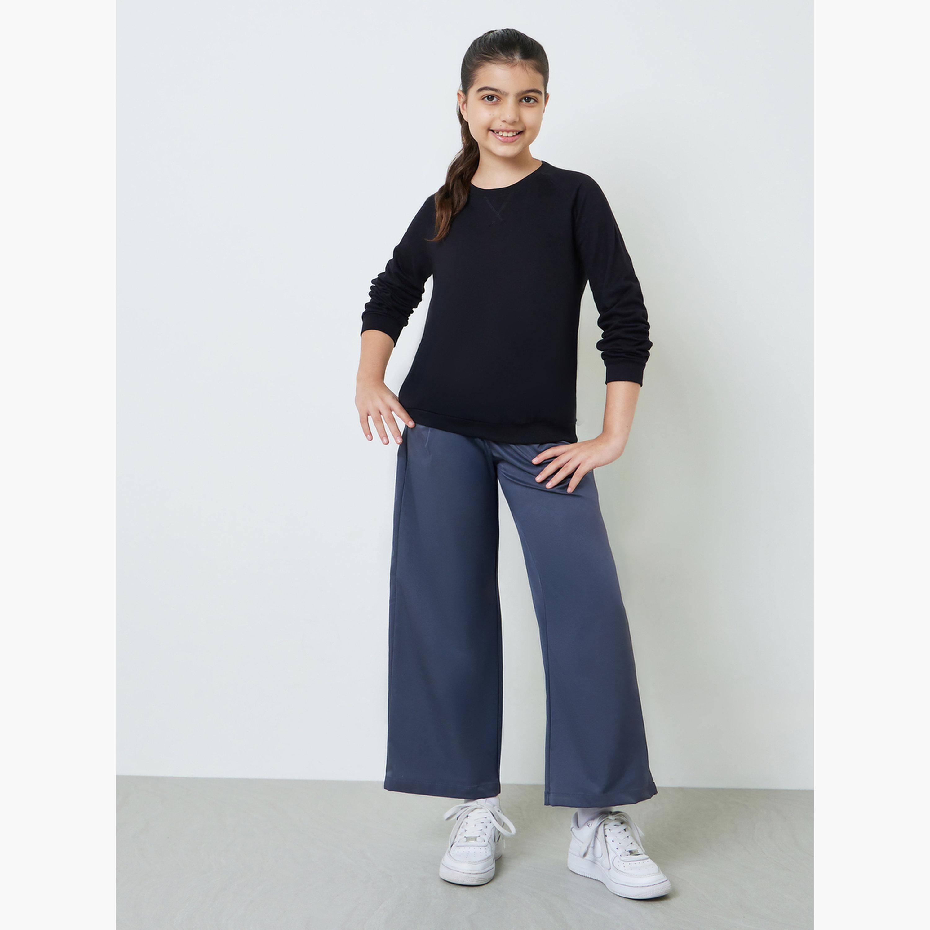 ستايلي - سويت شيرت قطني للجنسين بقصة عادية-girls-clothing-sweatshirts-image-2