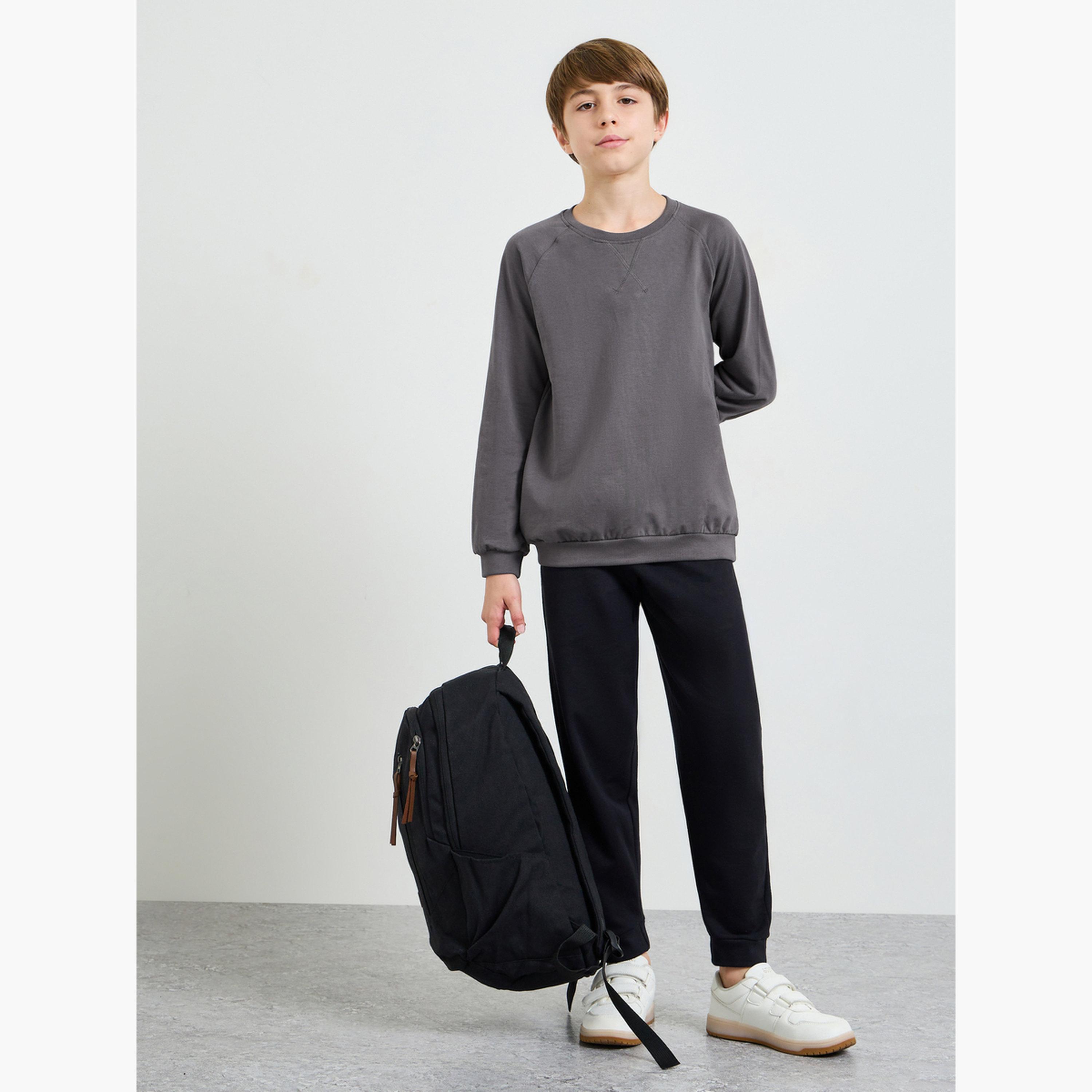 Styli Teen Cotton Regular Fit Sweatshirt-boys-clothing-sweatshirts-image-2