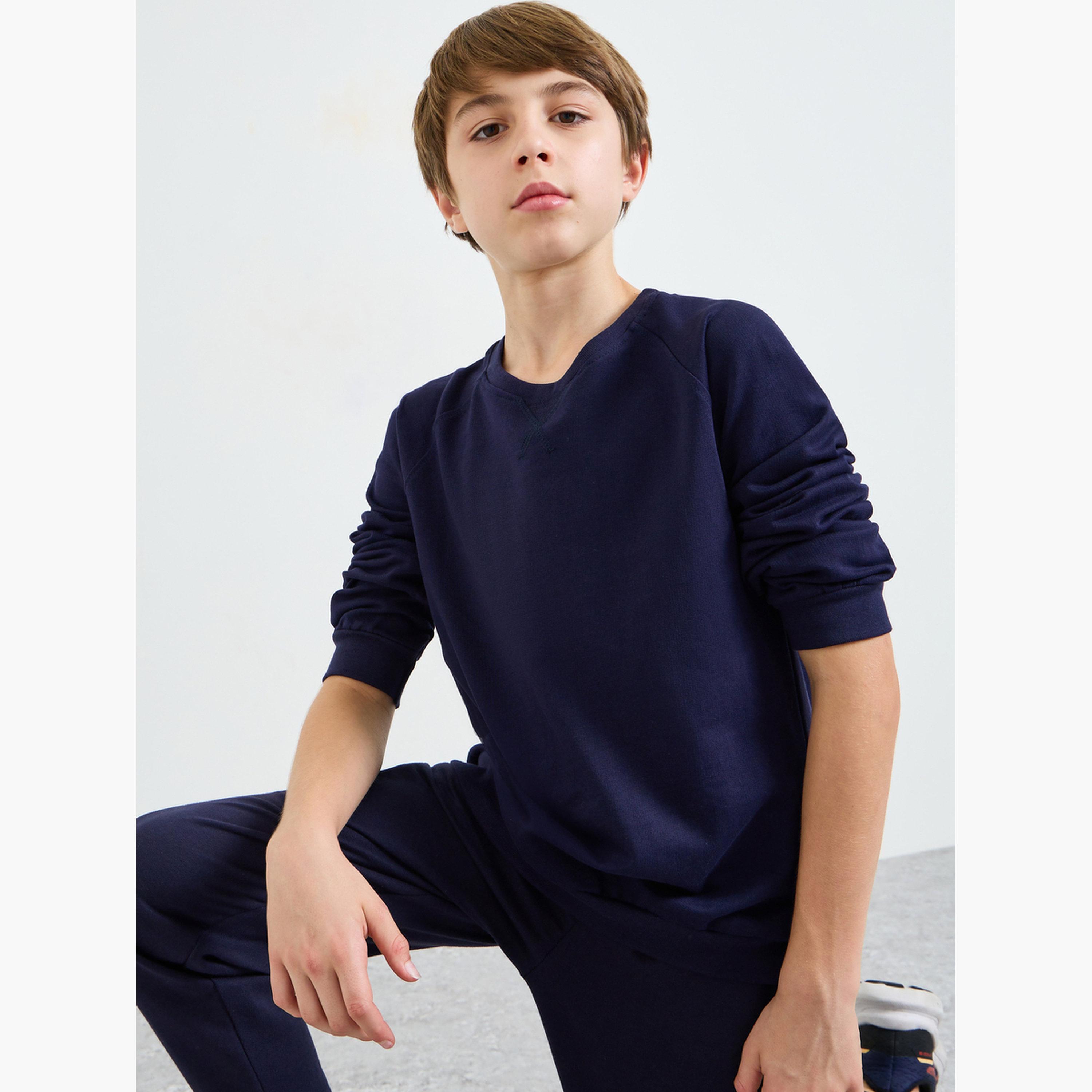 Styli Teen Cotton Regular Fit Sweatshirt-boys-clothing-sweatshirts-image-3
