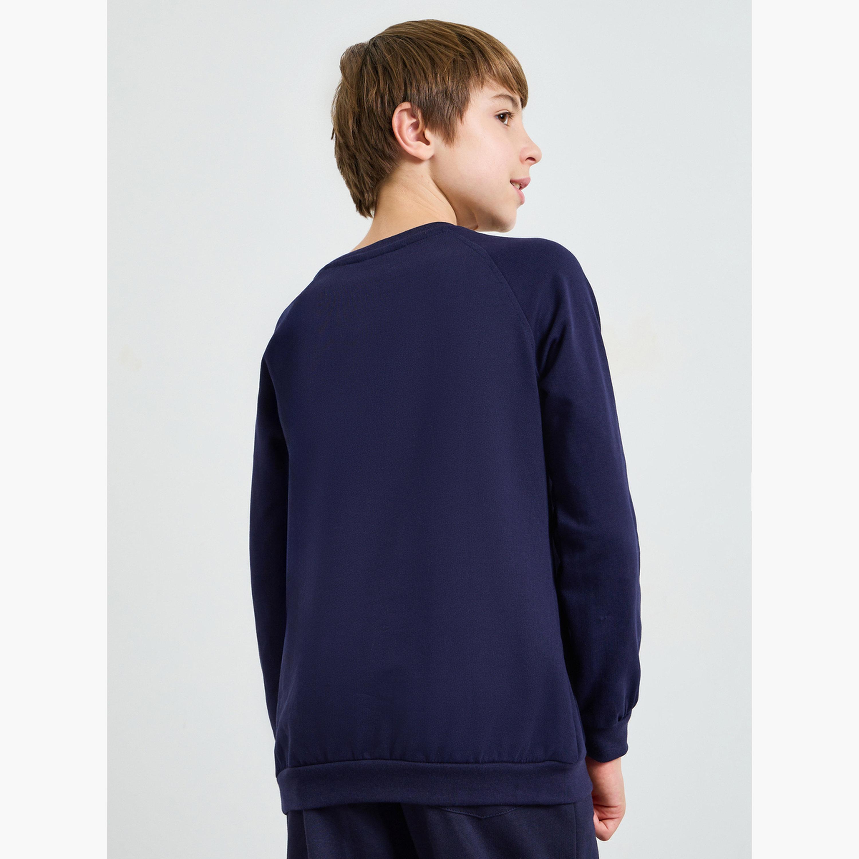 Styli Teen Cotton Regular Fit Sweatshirt-boys-clothing-sweatshirts-image-4