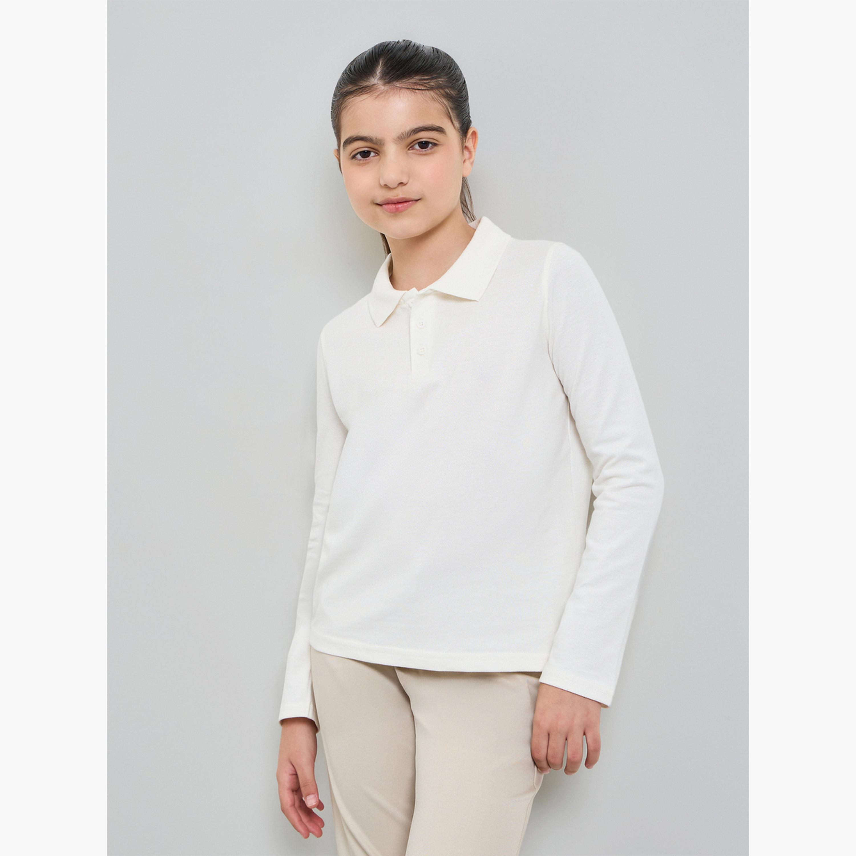 عبوة من قطعتين تيشيرت بولو قطن بأكمام طويلة للمراهقين-boys-clothing-tshirtsandpolos-image-2