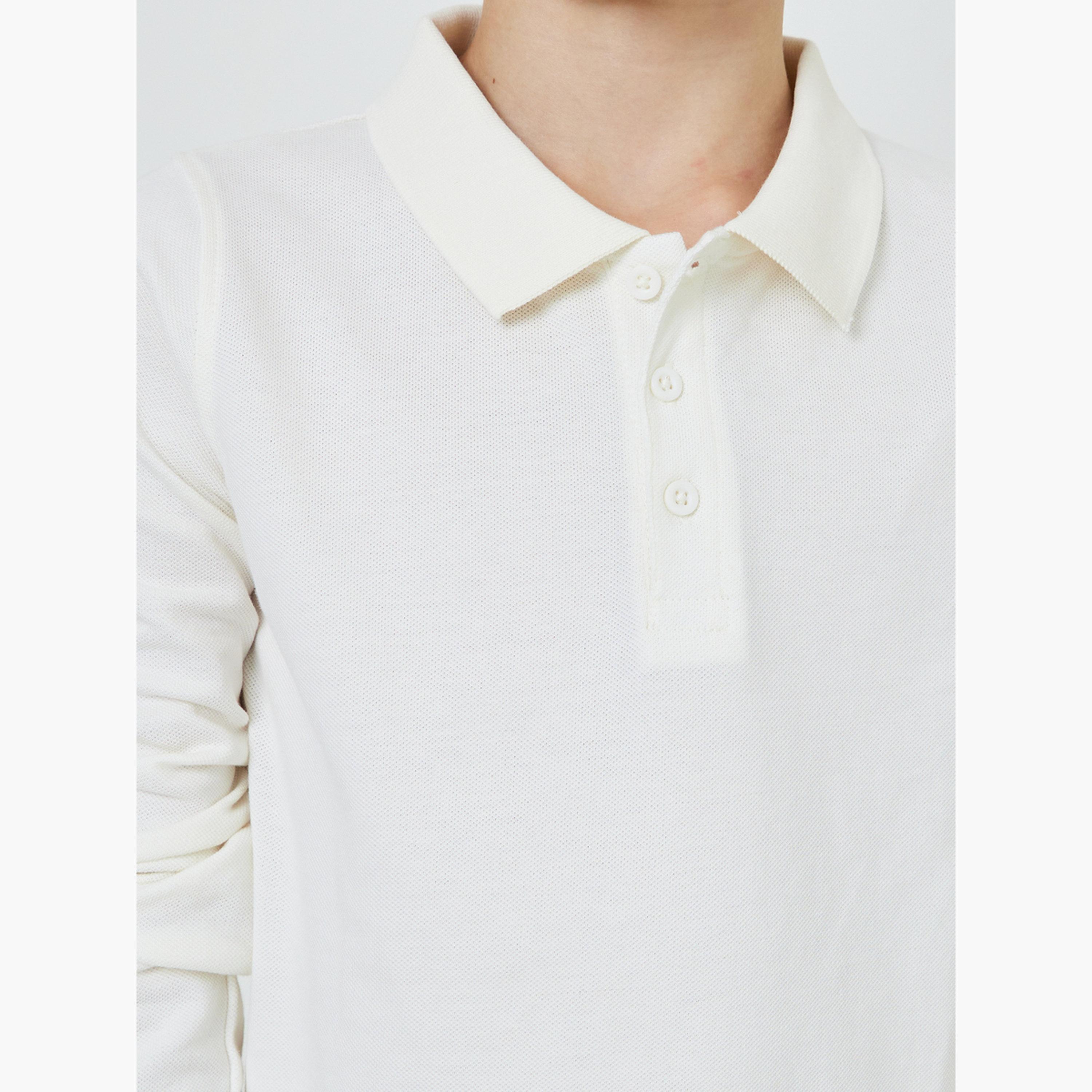 Styli Teens Pack of 2 - Cotton Long Sleeves Polo T-Shirt-boys-clothing-tshirtsandpolos-image-6