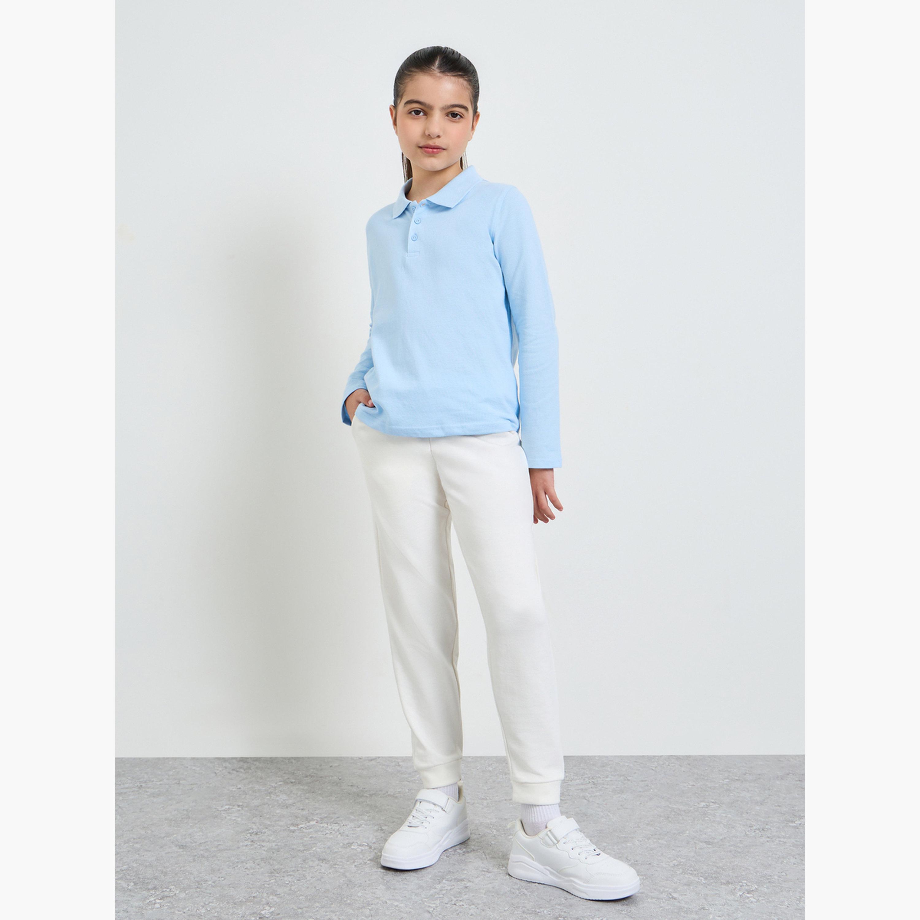 Styli Teens Pack of 2 - Cotton Long Sleeves Polo T-Shirt-boys-clothing-tshirtsandpolos-image-2