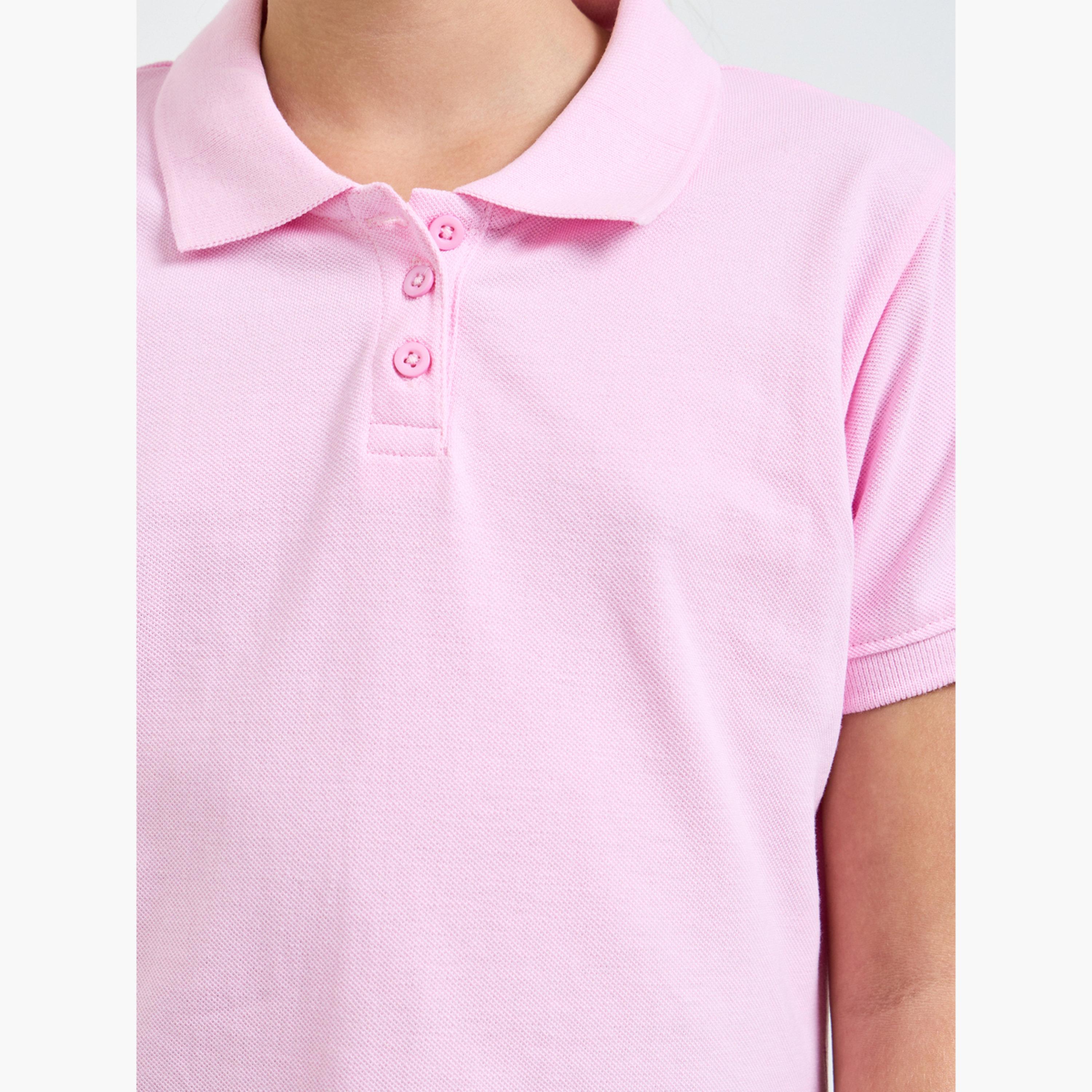 Styli Girls Pack of 2 - Short Sleeves Polo T-Shirt-girls-clothing-tshirts-image-4