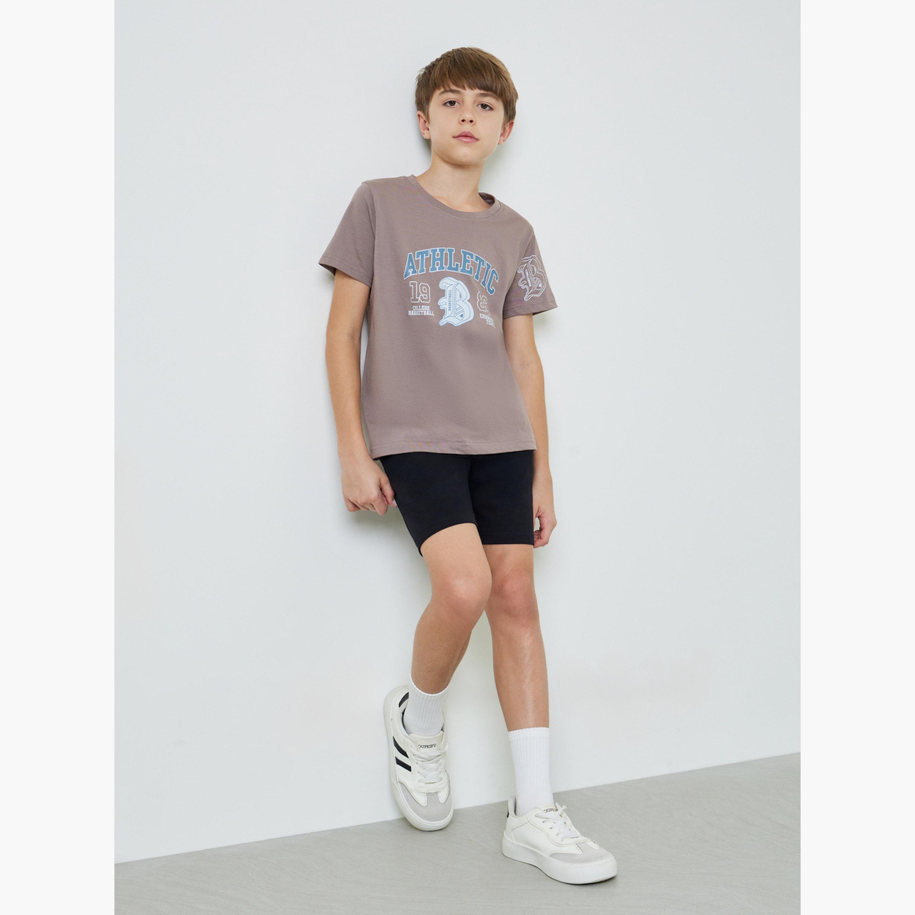 Styli Teens Pack of 2 - Cotton Knitted Drawstring Shorts-boys-clothing-bottoms-shorts-image-3