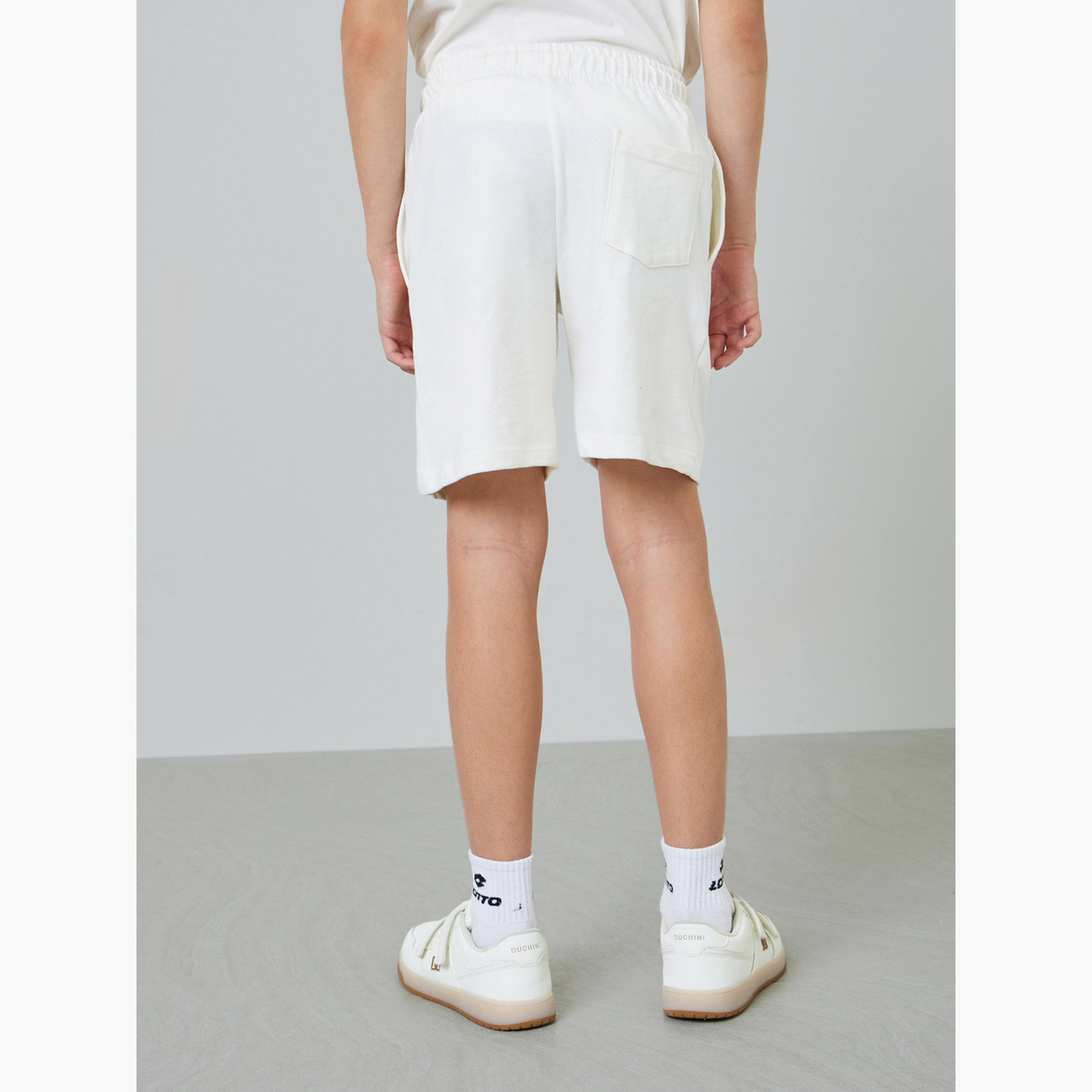 طقم من قطعتين شورت قطن محبوك برباط-boys-clothing-bottoms-shorts-image-6