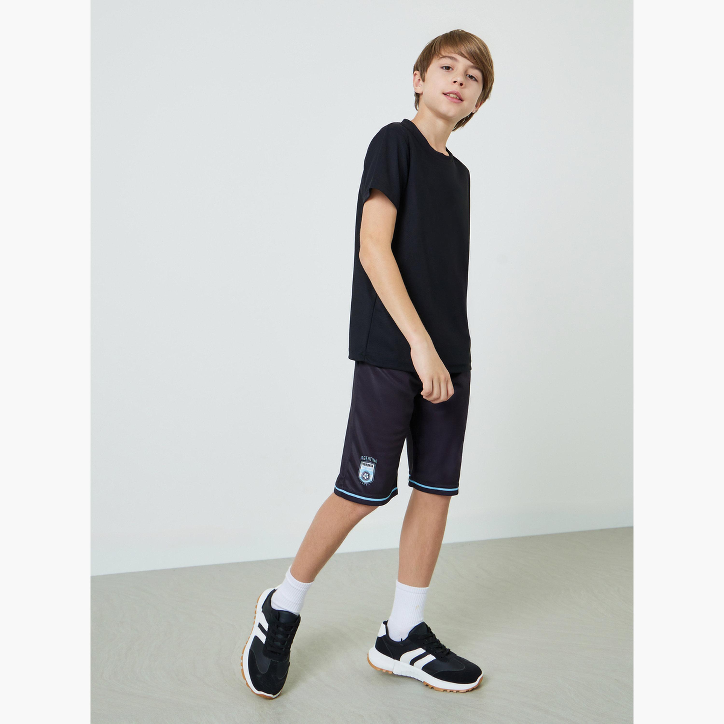 Styli Teens Cotton Sports Jersey Athleisure T-Shirt-boys-clothing-tshirtsandpolos-image-2