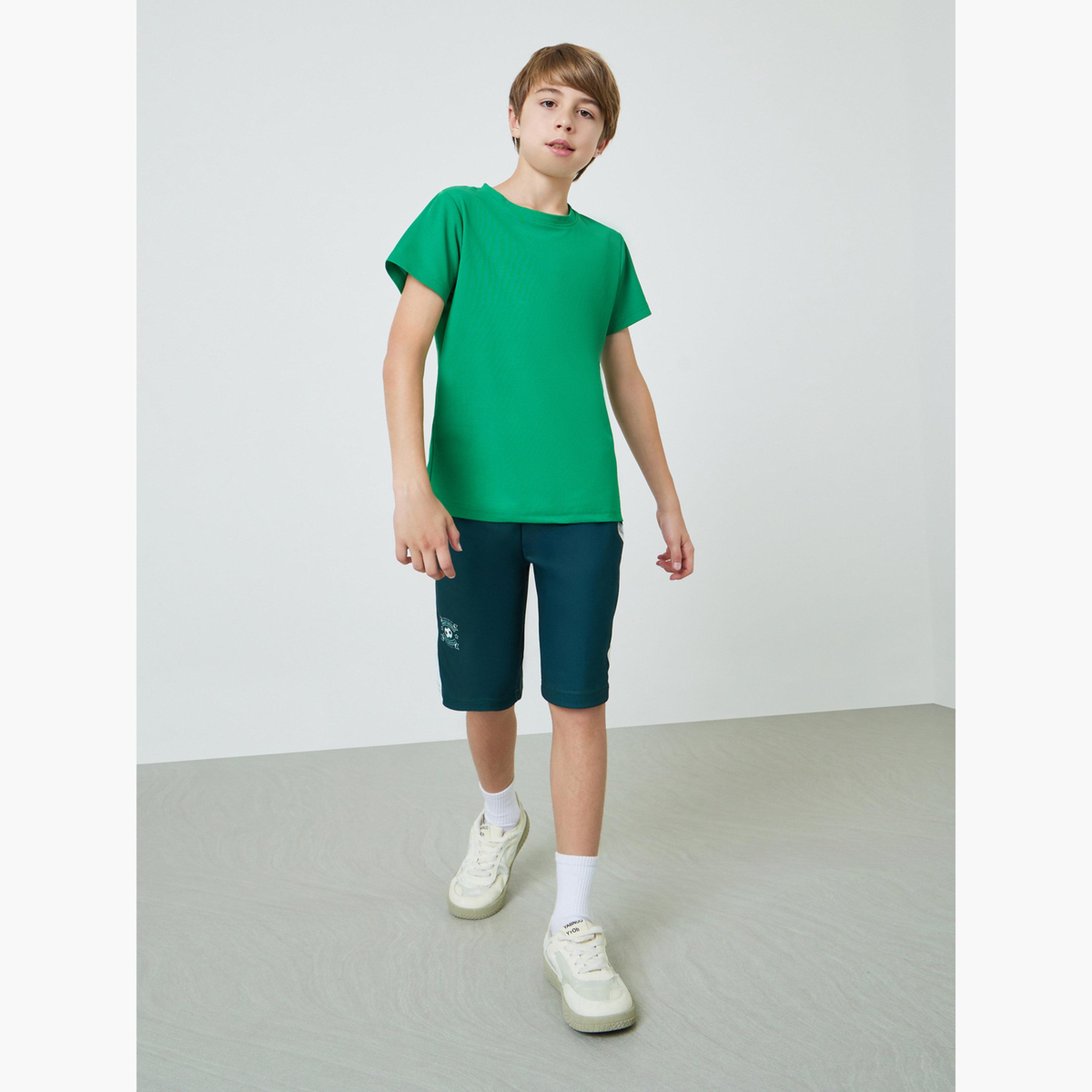Styli Teens Cotton Sports Jersey Athleisure T-Shirt-boys-clothing-tshirtsandpolos-image-2