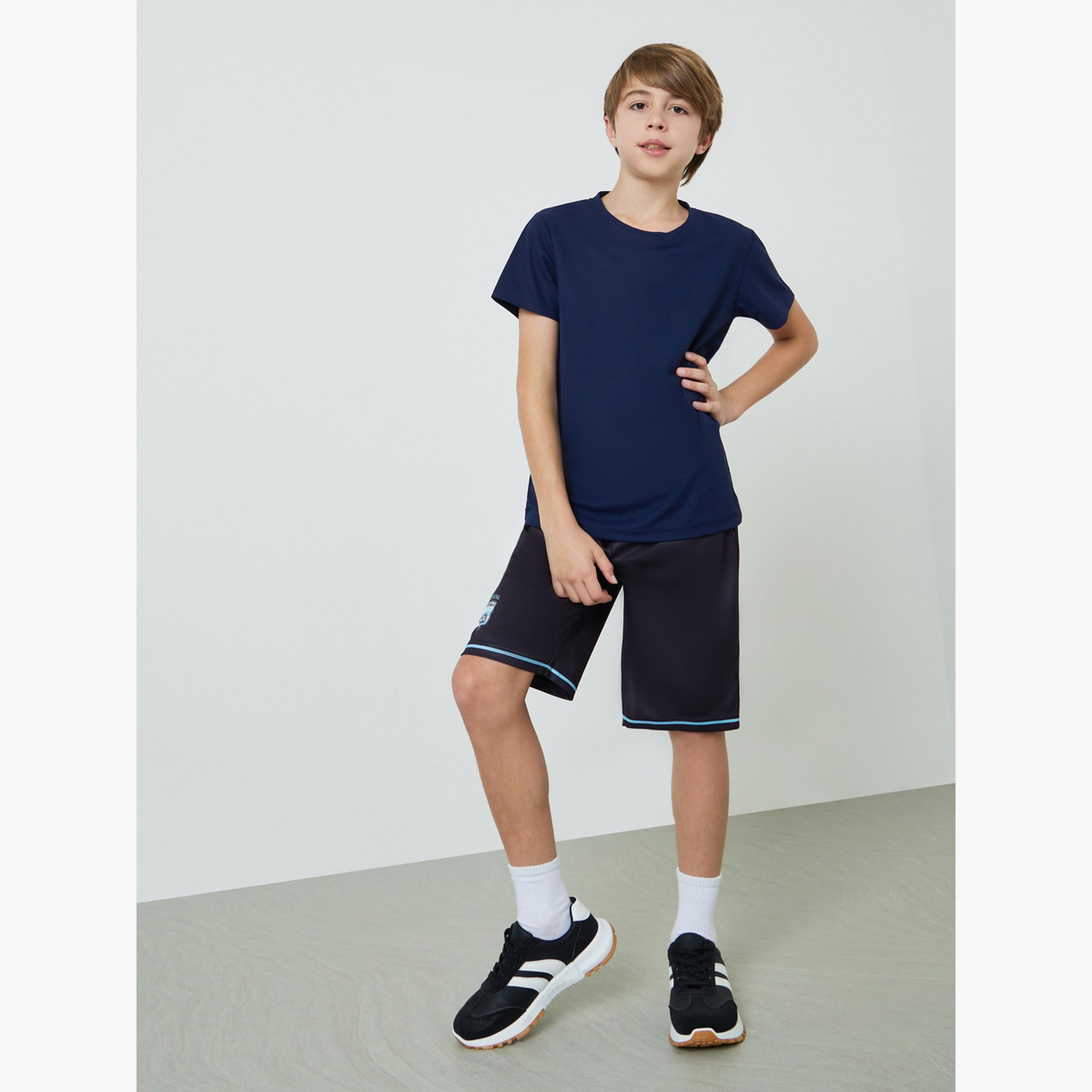 Styli Teens Cotton Sports Jersey Athleisure T-Shirt-boys-clothing-tshirtsandpolos-image-2