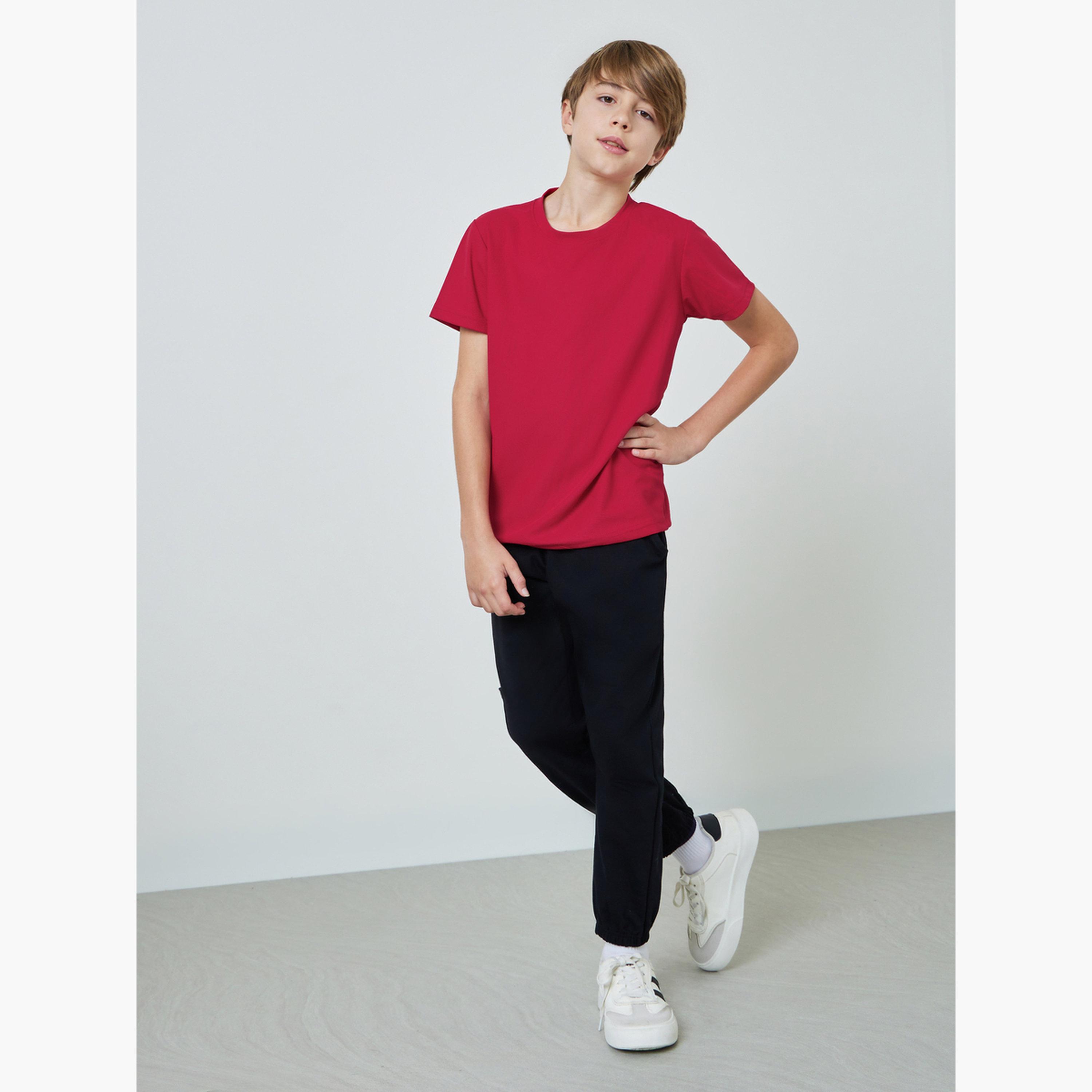 Styli Teens Cotton Sports Jersey Athleisure T-Shirt-boys-clothing-tshirtsandpolos-image-2
