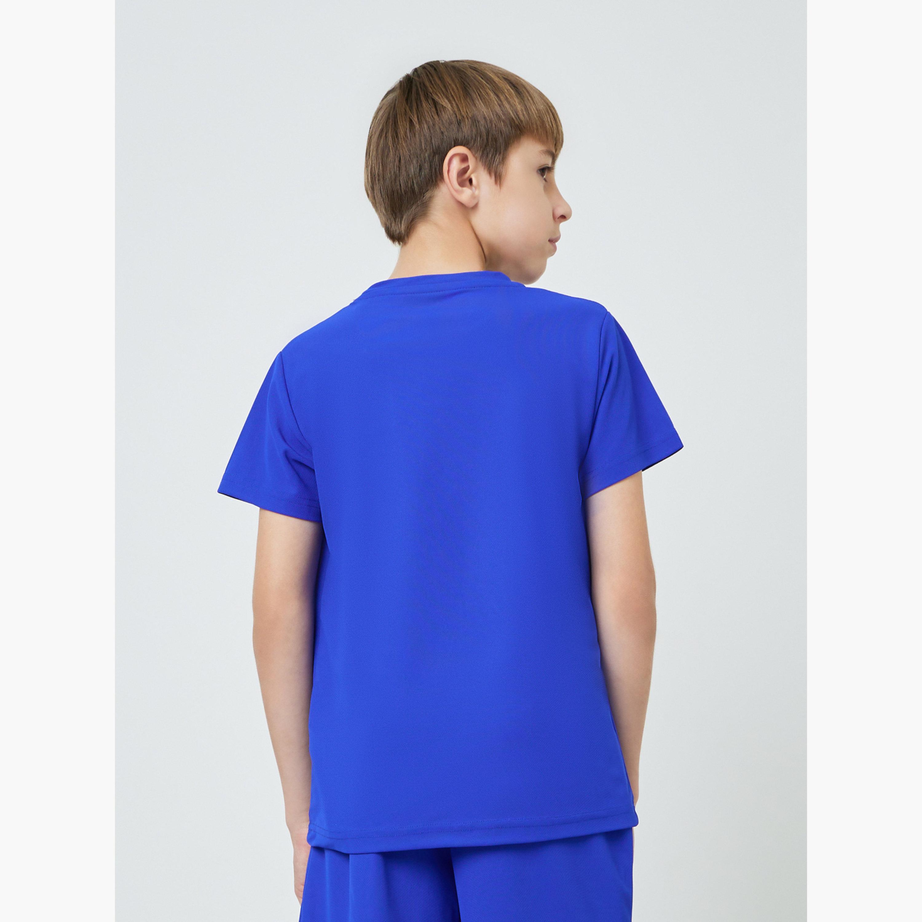 Styli Teens Cotton Sports Jersey Athleisure T-Shirt-boys-clothing-tshirtsandpolos-image-3