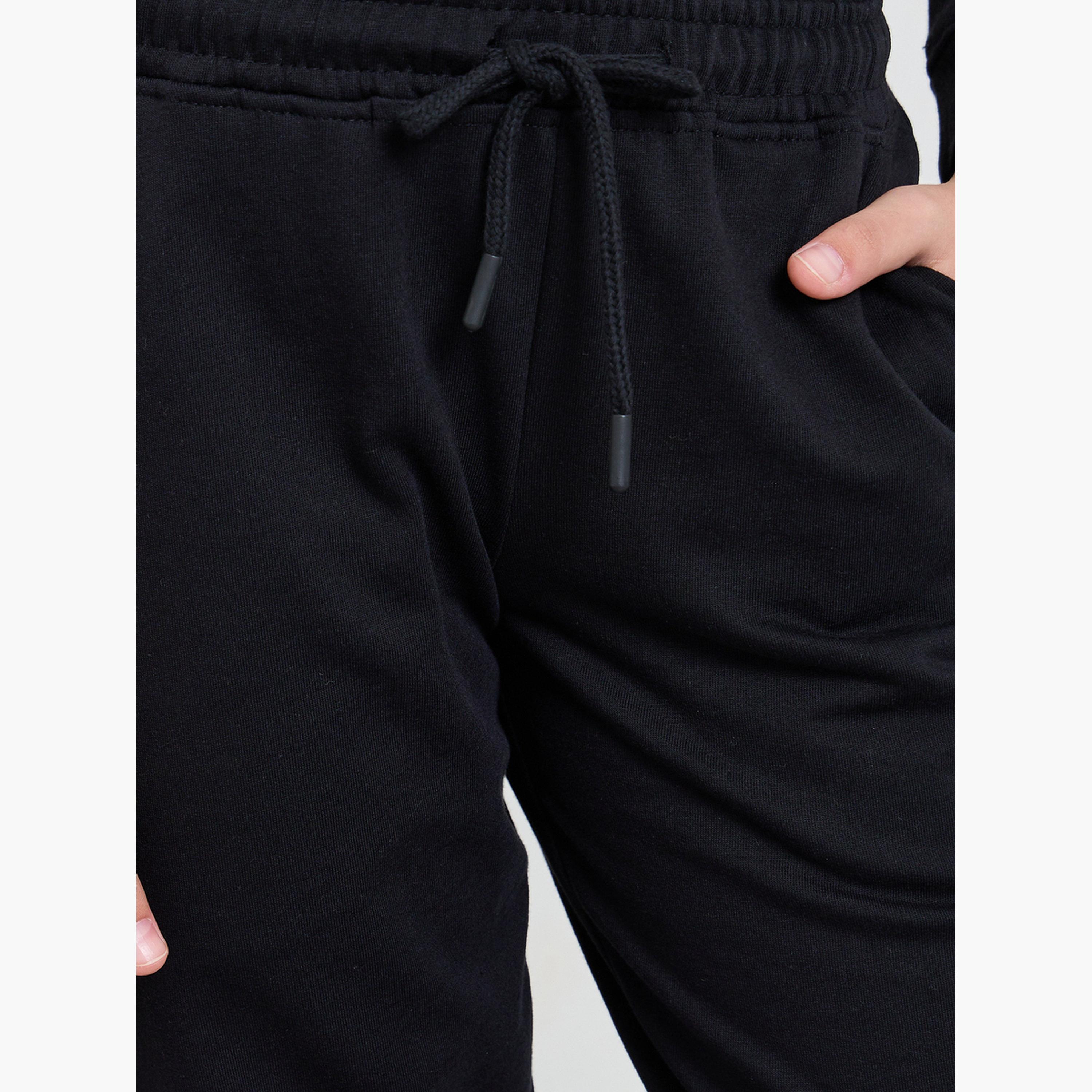 ستايلي - بنطال رياضي قطني للجنسين للمراهقين مع جيب جانبي-boys-clothing-bottoms-joggersandtrackpants-image-4