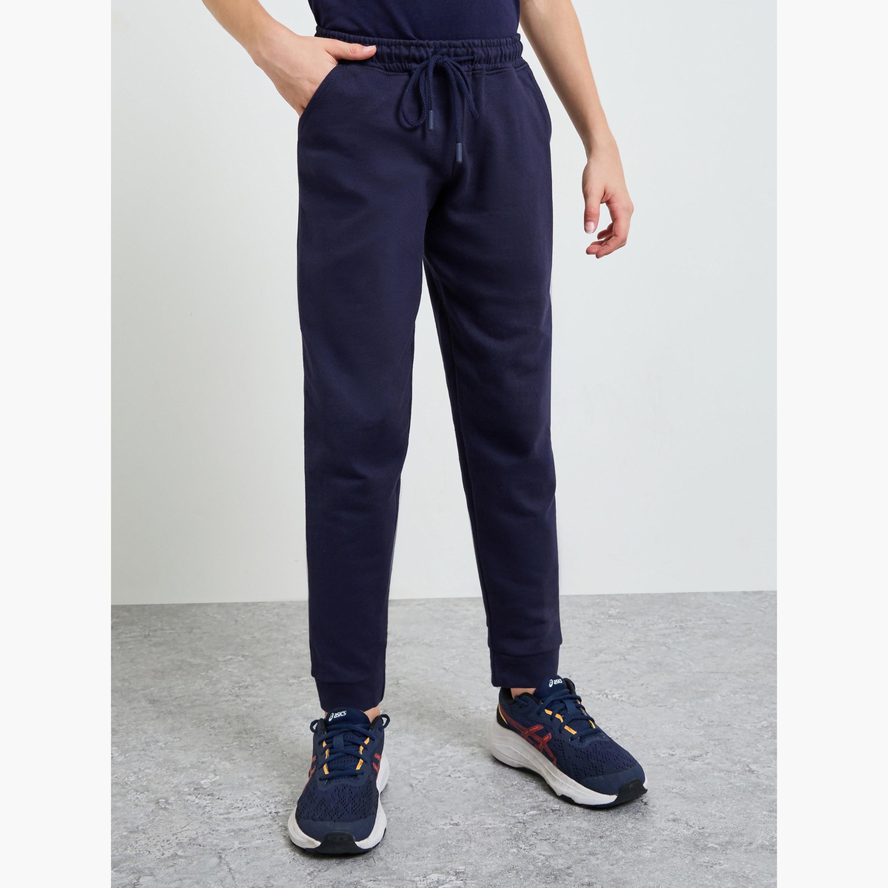 ستايلي - بنطال رياضي قطني للجنسين للمراهقين مع جيب جانبي-boys-clothing-bottoms-joggersandtrackpants-image-1