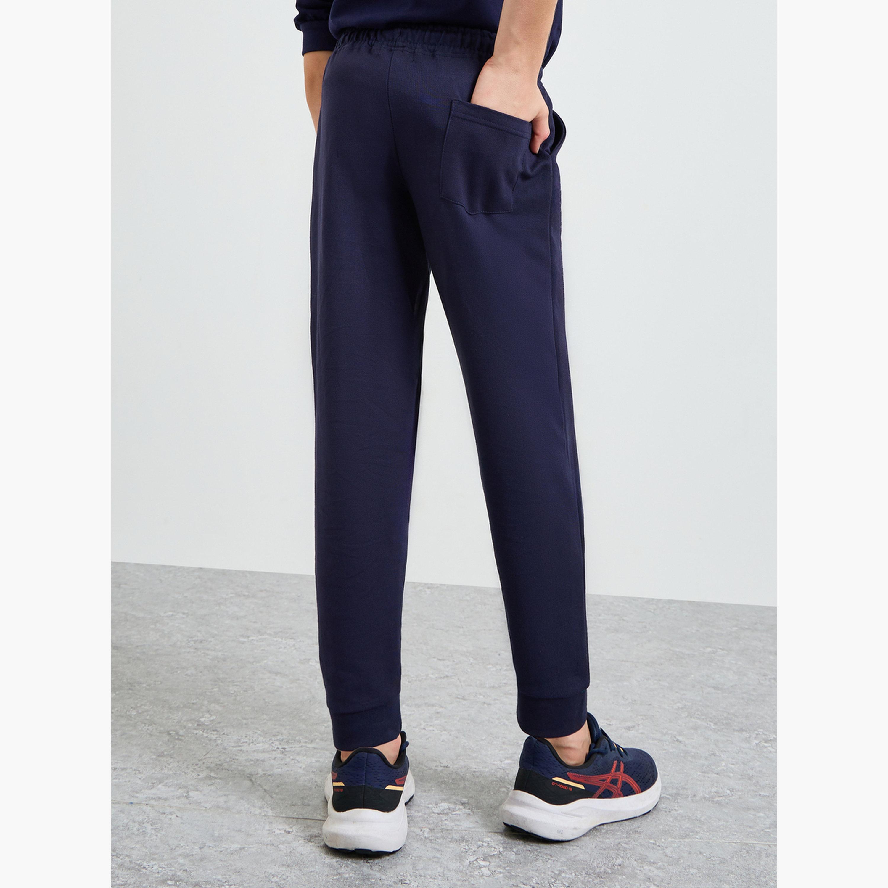 ستايلي - بنطال رياضي قطني للجنسين للمراهقين مع جيب جانبي-boys-clothing-bottoms-joggersandtrackpants-image-3