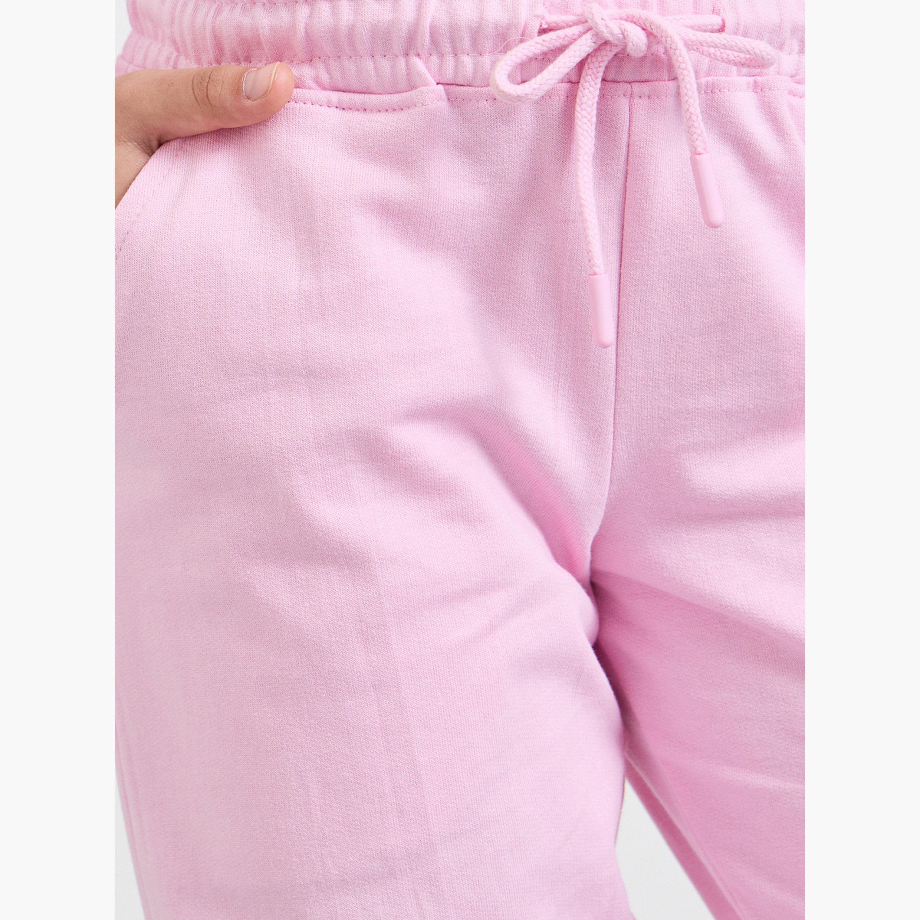 ستايلي - بنطلون رياضي قطني للبنات مع جيب جانبي-girls-clothing-bottoms-joggersandtrackpants-image-3