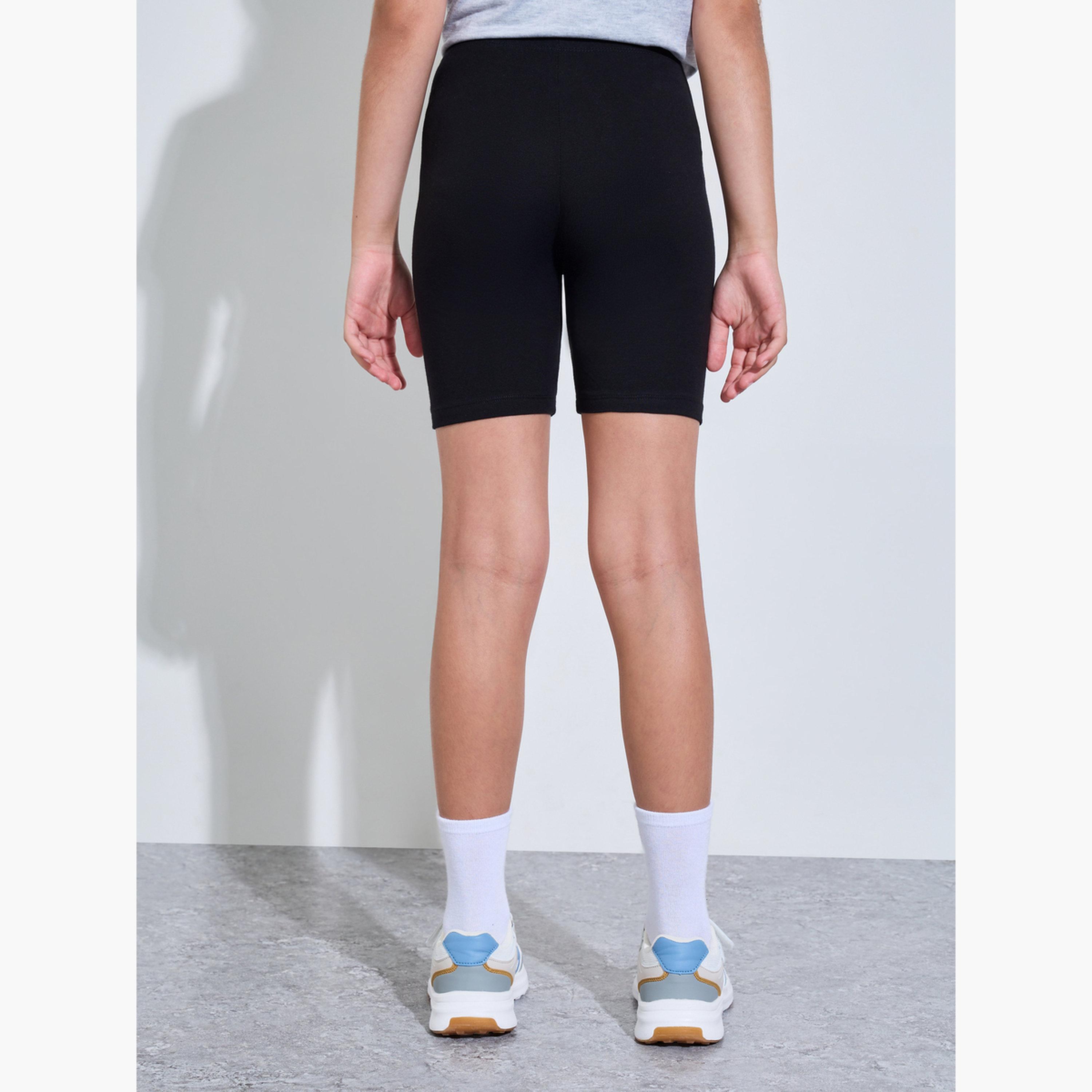 مجموعة من 2 شورت ركوب دراجات قطن للبنات-girls-clothing-bottoms-shorts-image-6