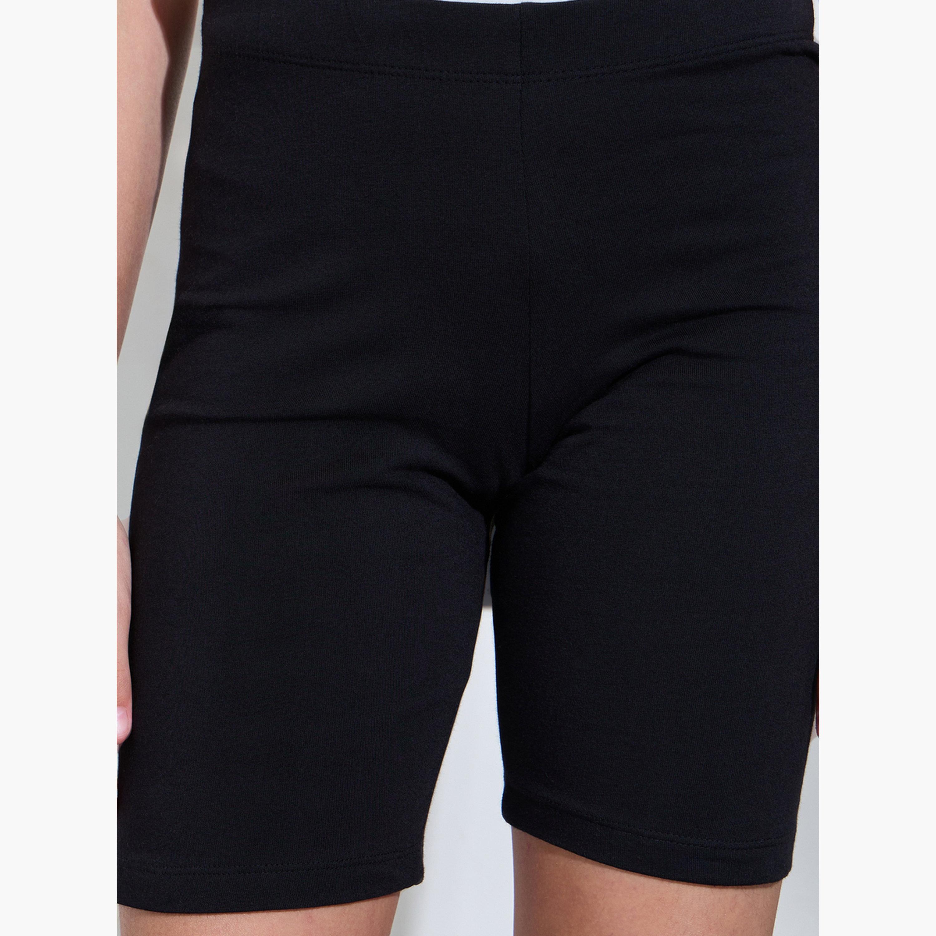 مجموعة من 2 شورت ركوب دراجات قطن للبنات-girls-clothing-bottoms-shorts-image-4