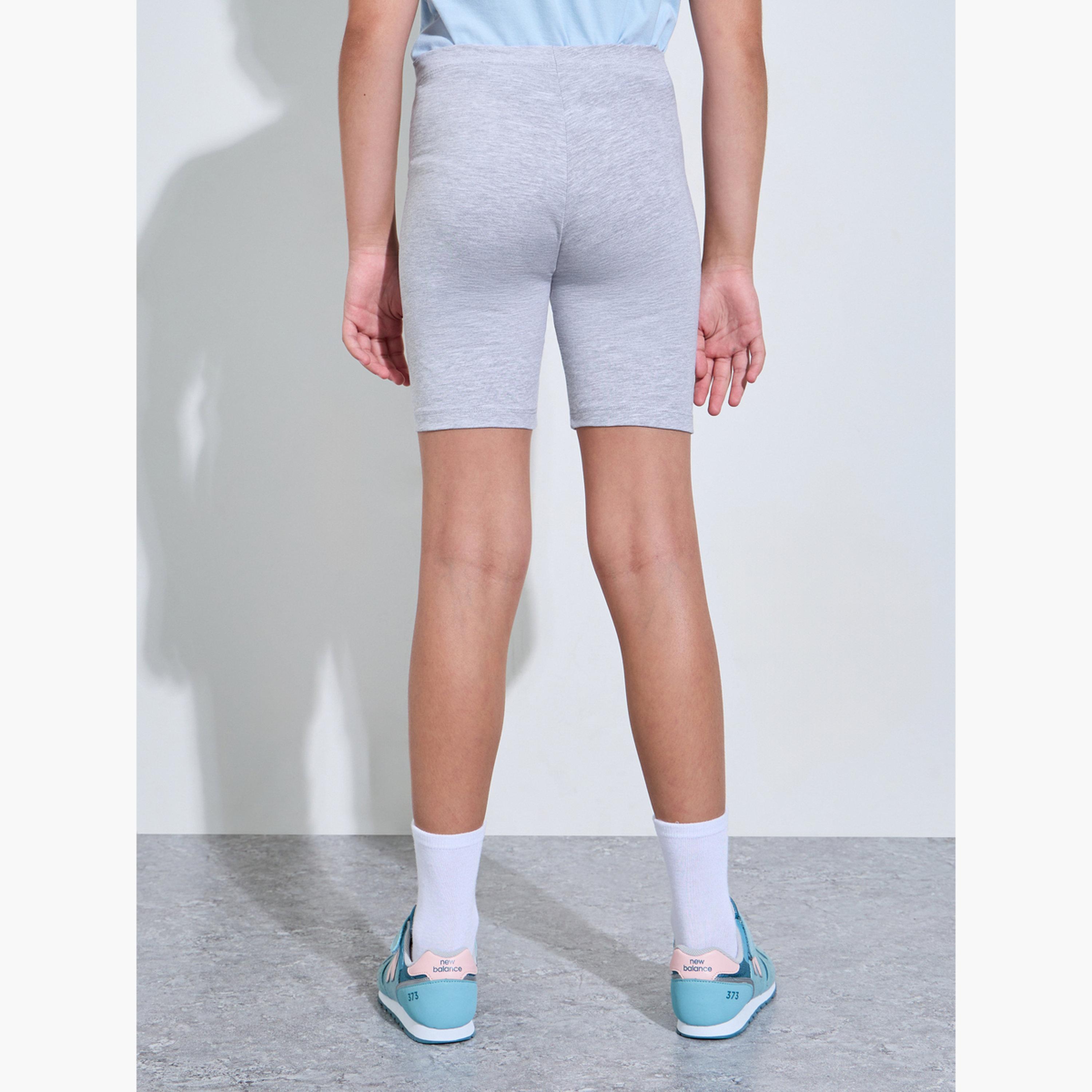 مجموعة من 2 شورت ركوب دراجات قطن للبنات-girls-clothing-bottoms-shorts-image-6