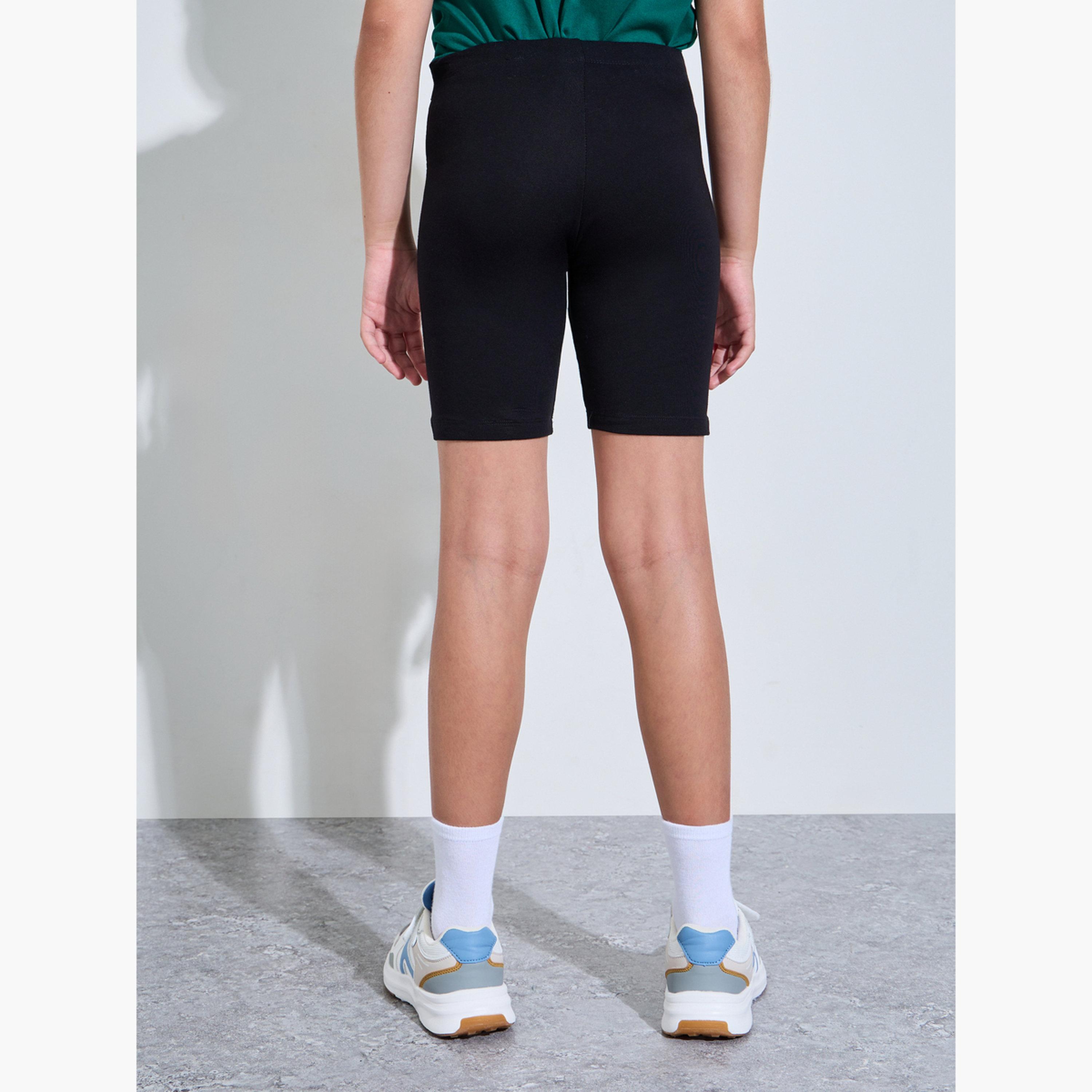 مجموعة من 2 شورت ركوب دراجات قطن للبنات-girls-clothing-bottoms-shorts-image-5