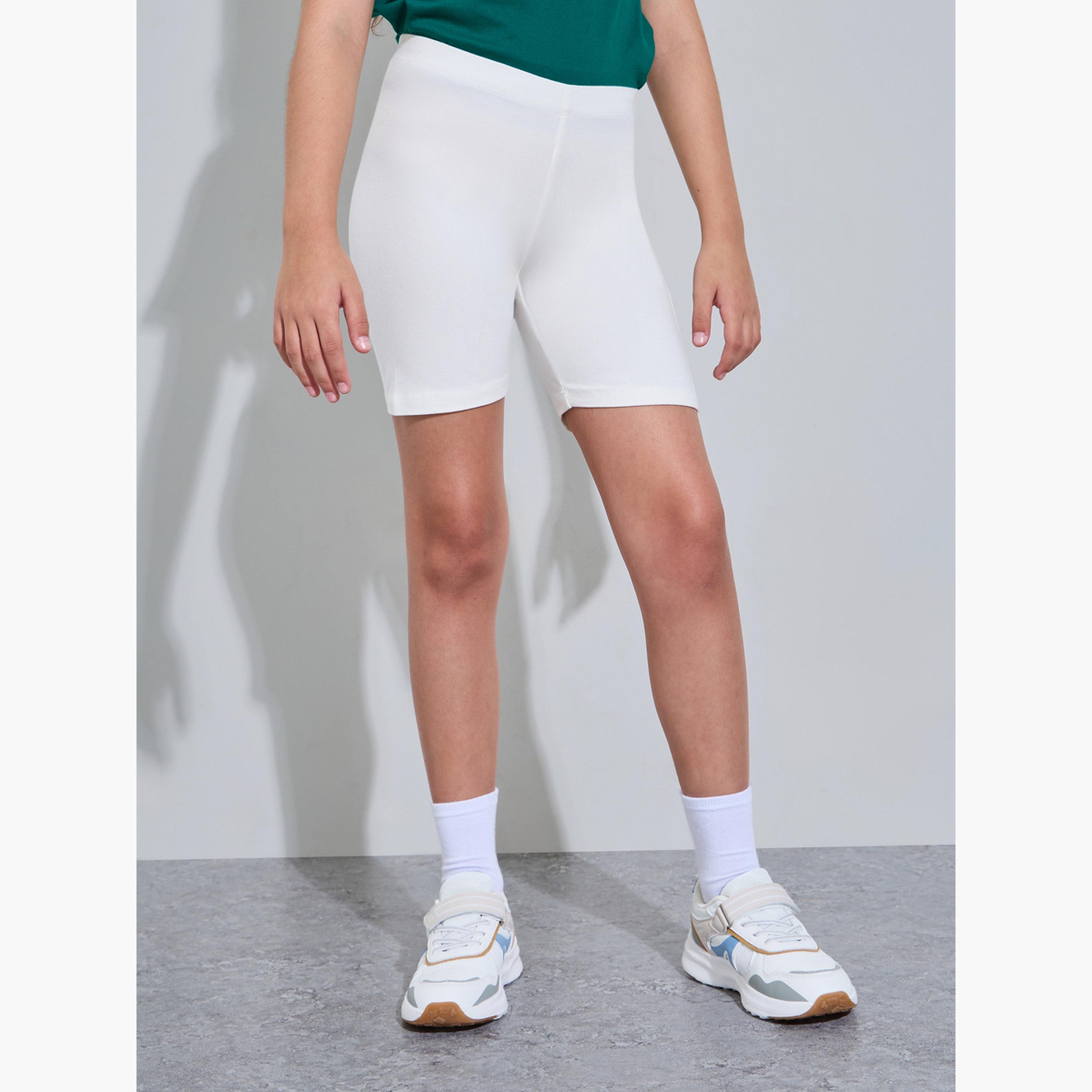 مجموعة من 2 شورت ركوب دراجات قطن للبنات-girls-clothing-bottoms-shorts-image-6