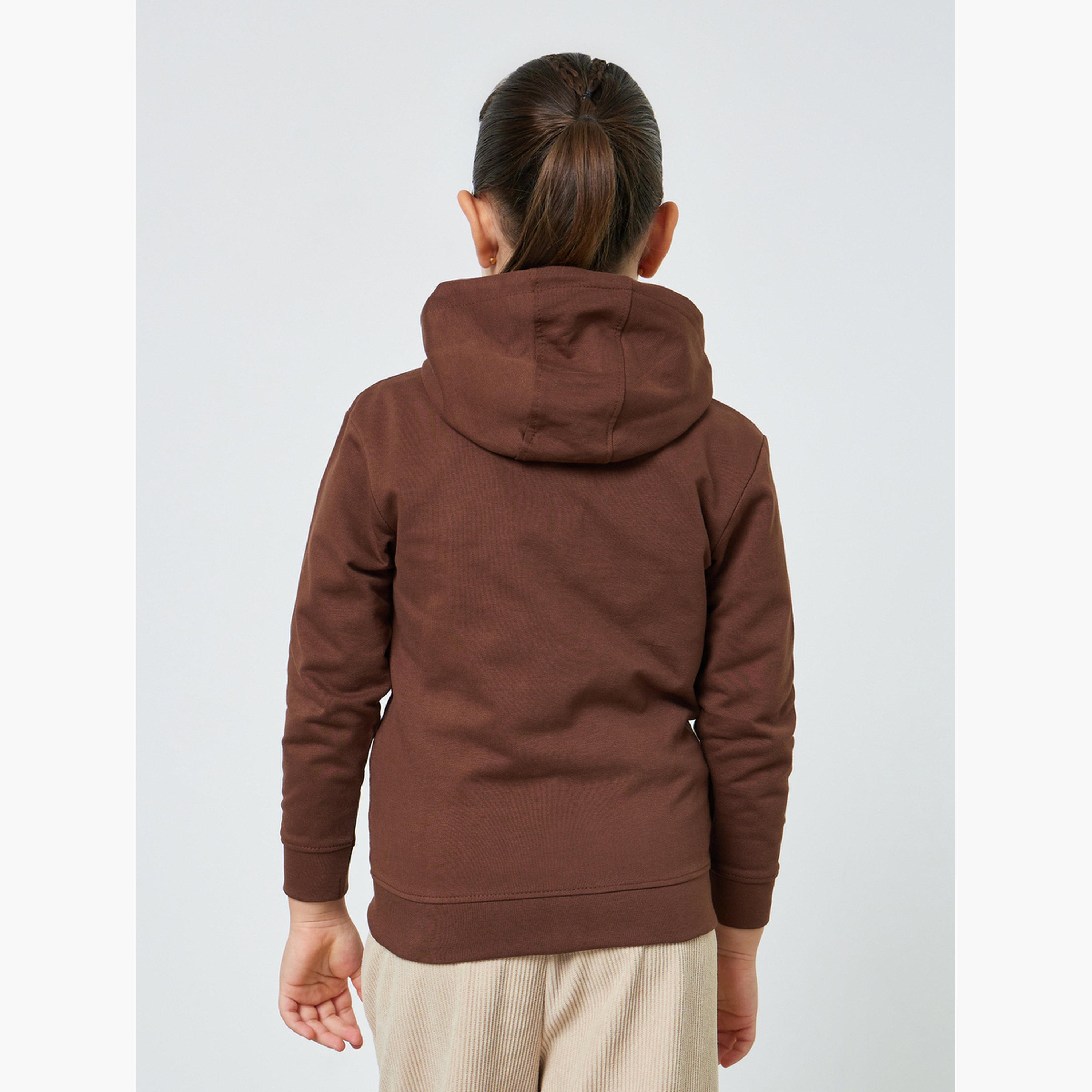 Styli Kids Unisex Cotton Zip Through Hoodie with Pocket-girls-clothing-sweatshirts-image-3