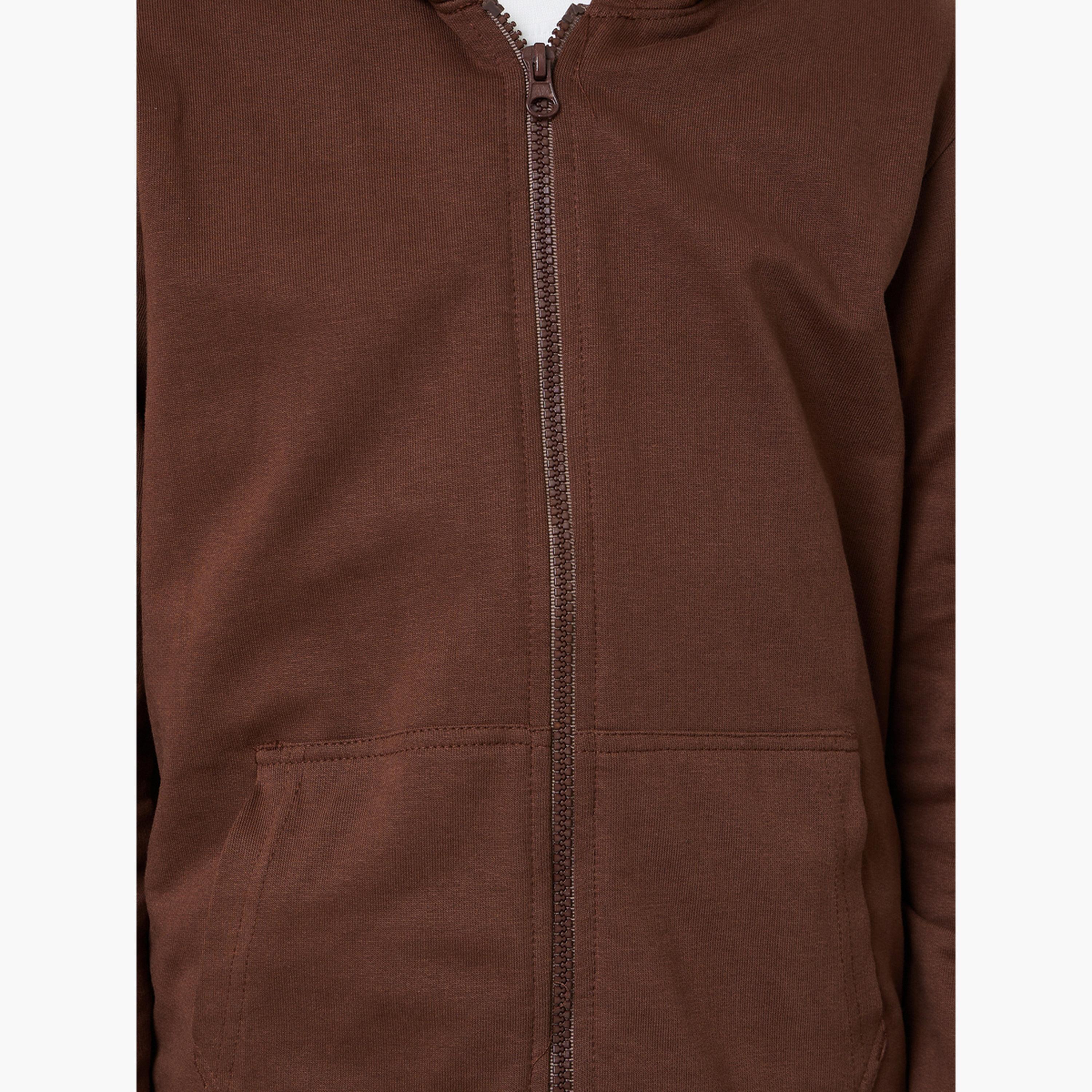 هودي قطن بسحاب وجيوب للجنسين-girls-clothing-sweatshirts-image-4