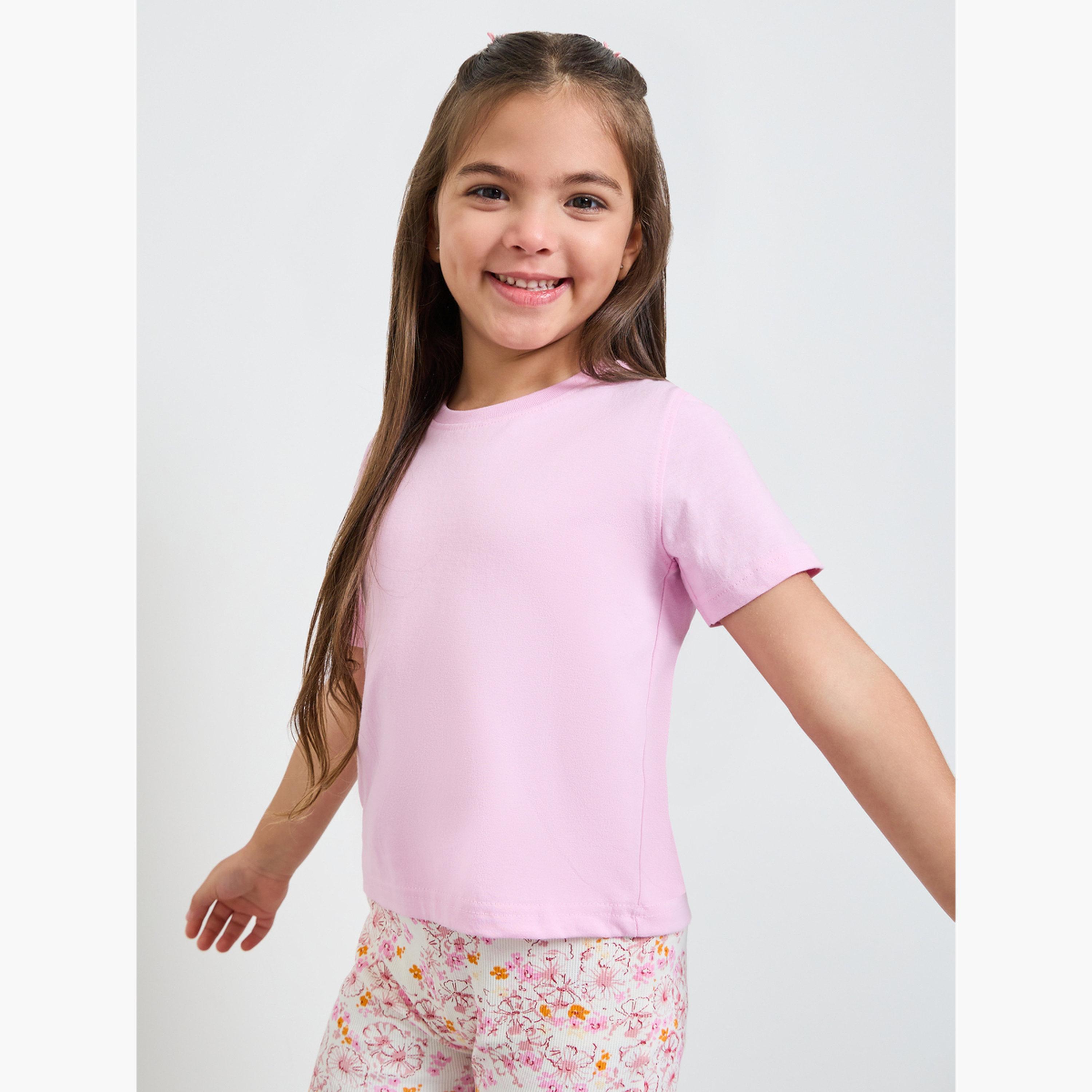 عبوة من 2 تيشيرت بأكمام قصيرة-girls-clothing-tshirts-image-2