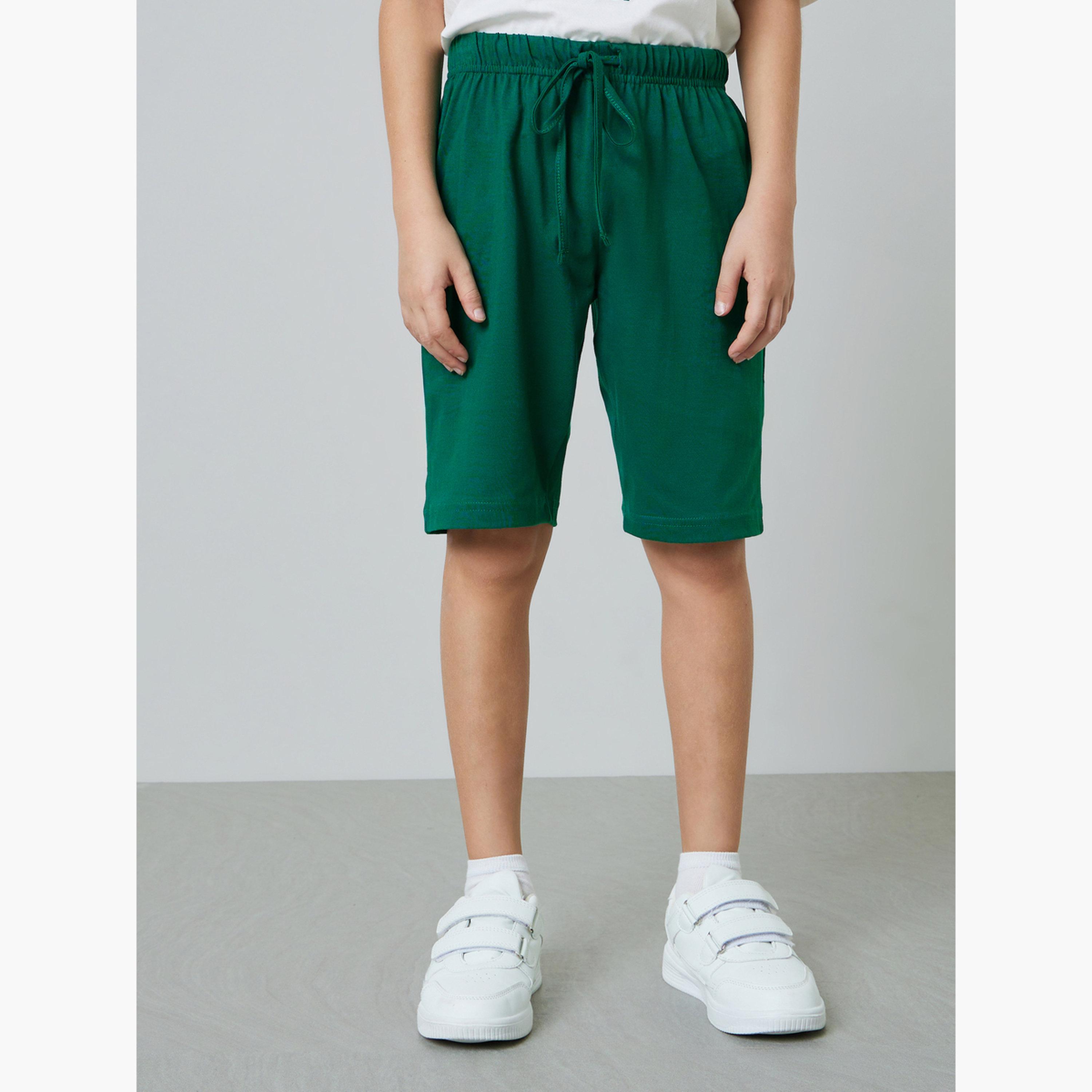 طقم شورت برباط وتيشيرت واسع بطبعة جرافيك للأولاد-boys-clothing-setsandcoords-image-5