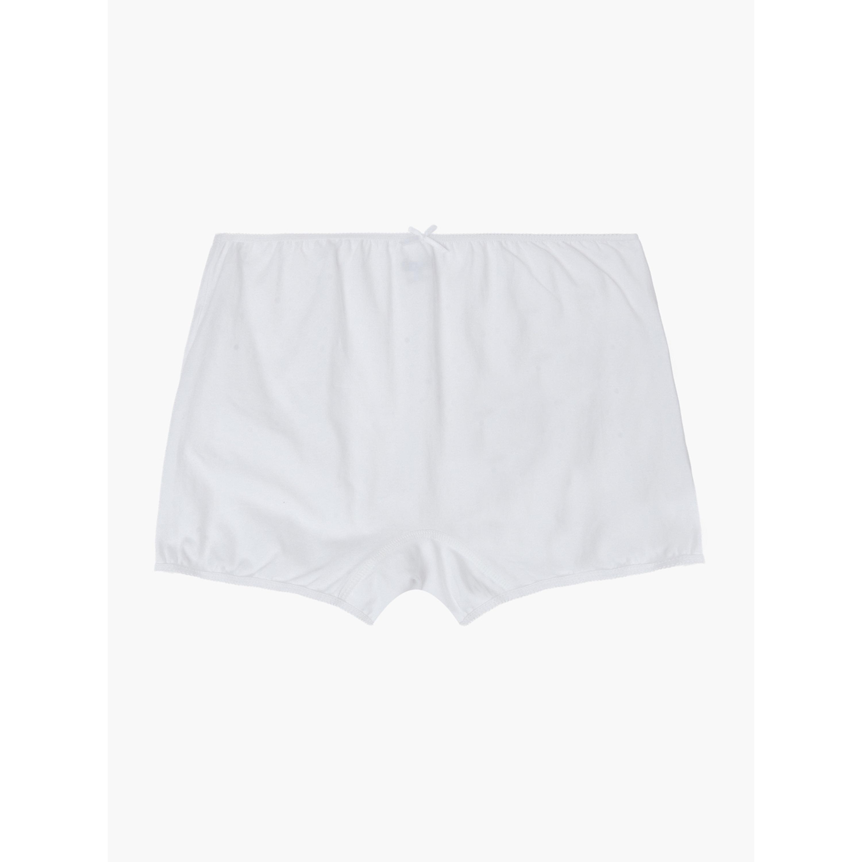 Styli Girls Pack of 5 -White Cotton Blend Boxer Briefs-girls-clothing-innerwear-image-5