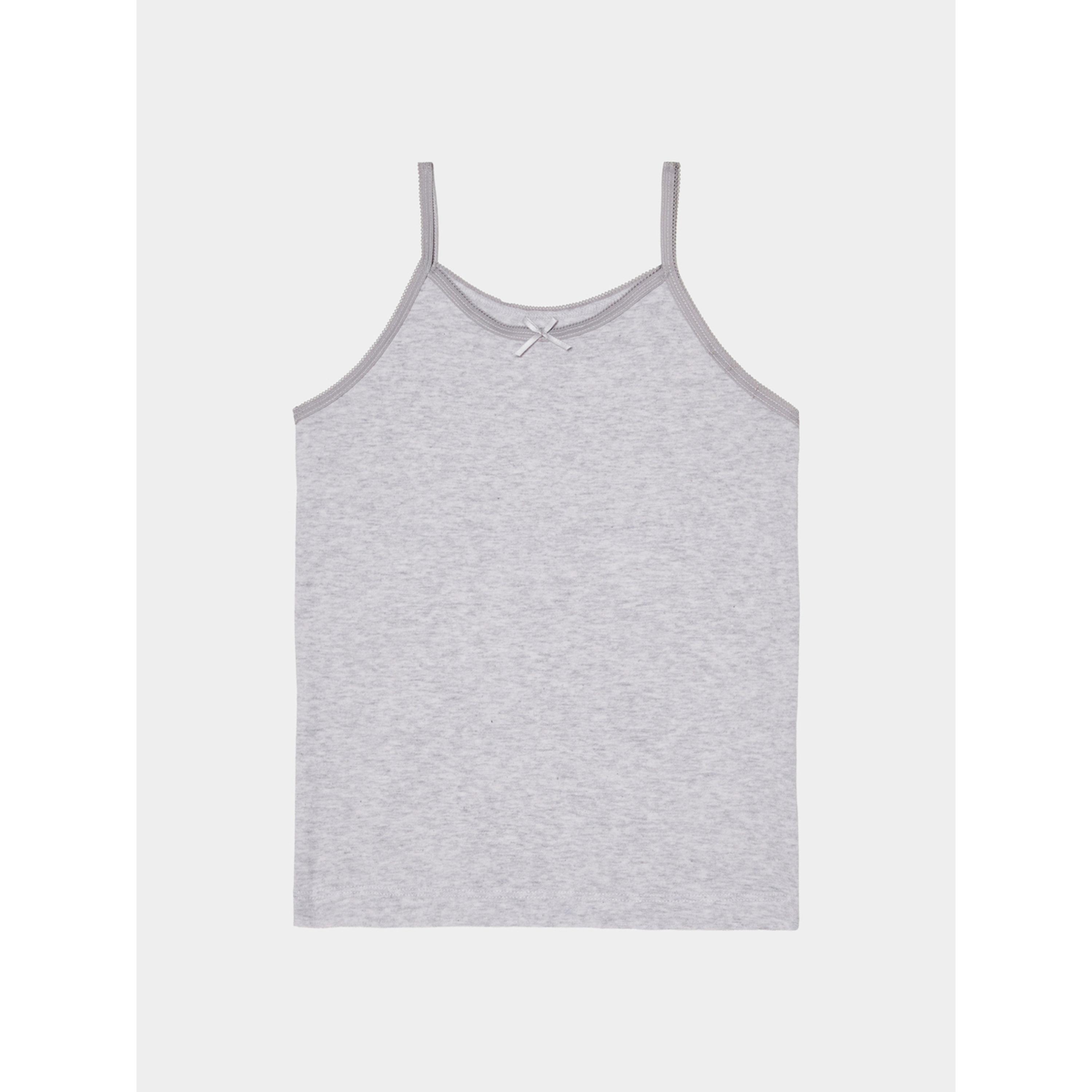 Styli Girls Pack of 3 - Cotton Knit Camisole-girls-clothing-innerwear-image-3