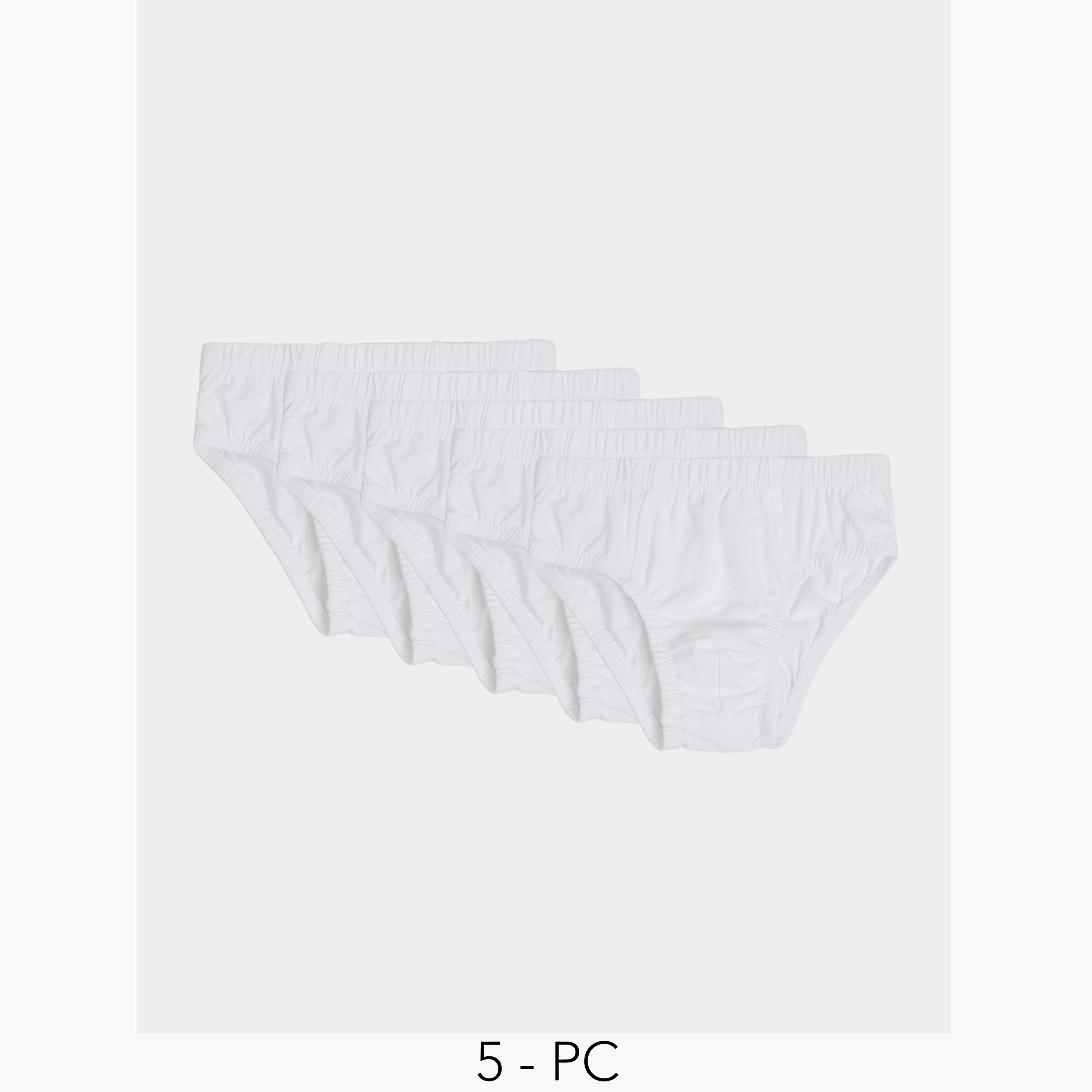طقم من 5 كلسونات قطن للأولاد-boys-clothing-innerwear-image-1