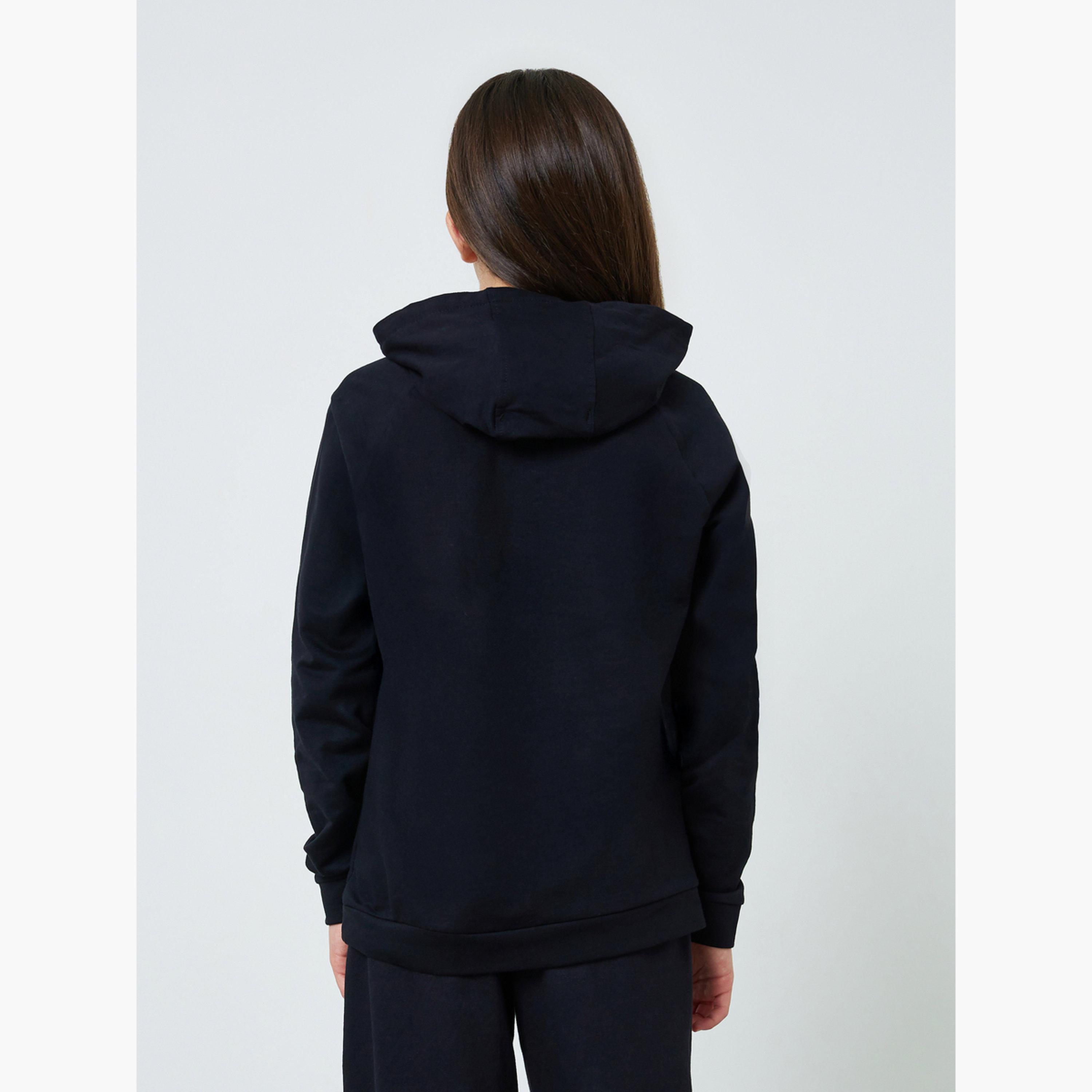 هودي قطن بقصة عادية للجنسين،-girls-clothing-sweatshirts-image-4