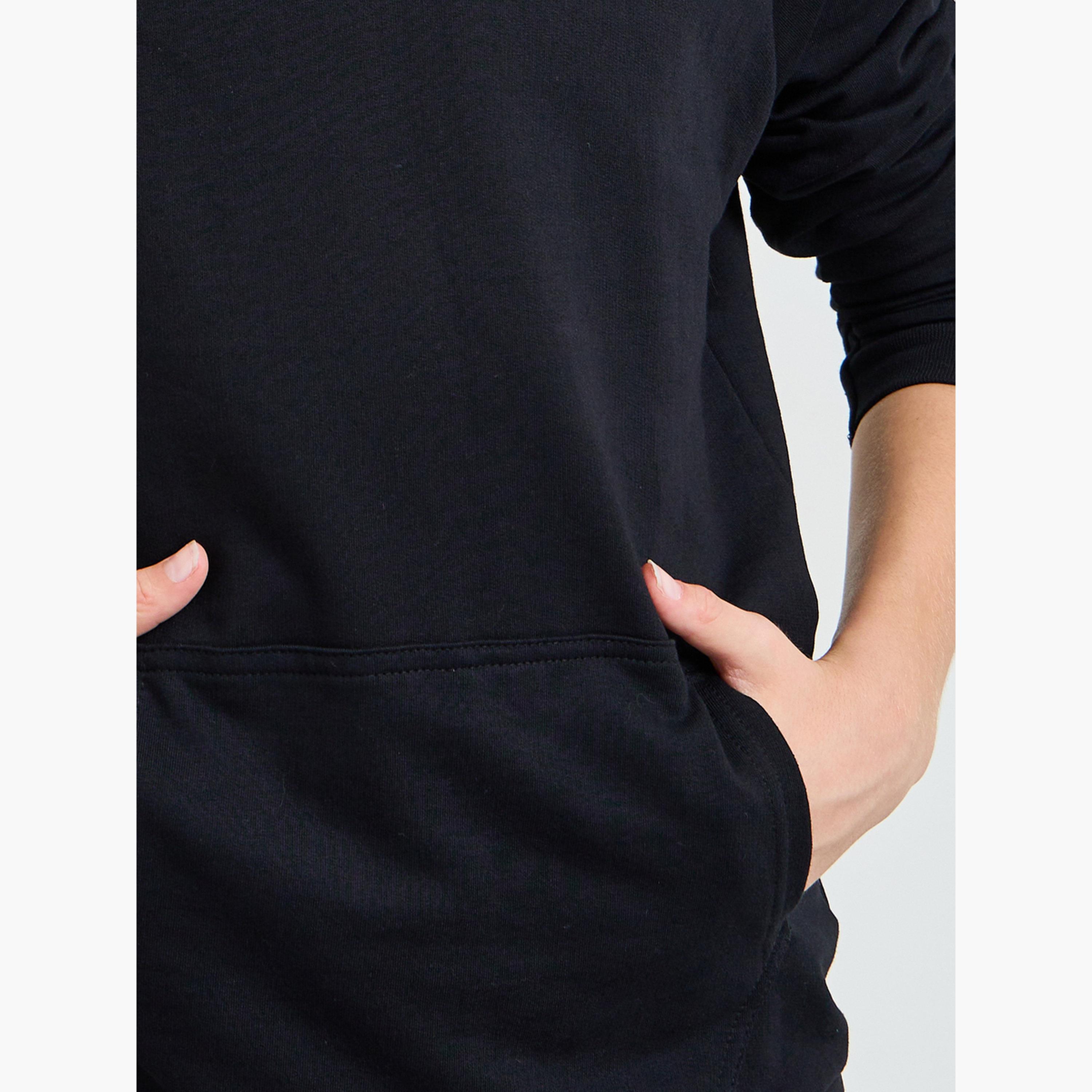 هودي قطن بقصة عادية للجنسين،-girls-clothing-sweatshirts-image-5