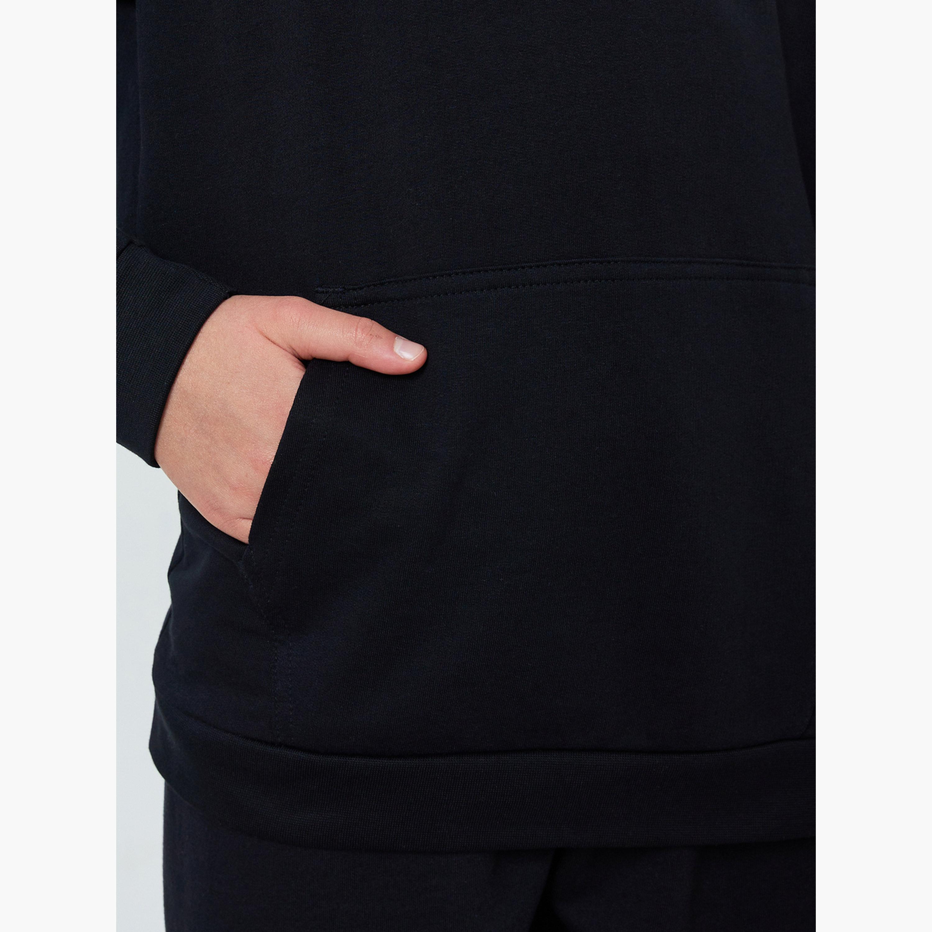 هودي قطن بقصة عادية للجنسين،-girls-clothing-sweatshirts-image-6