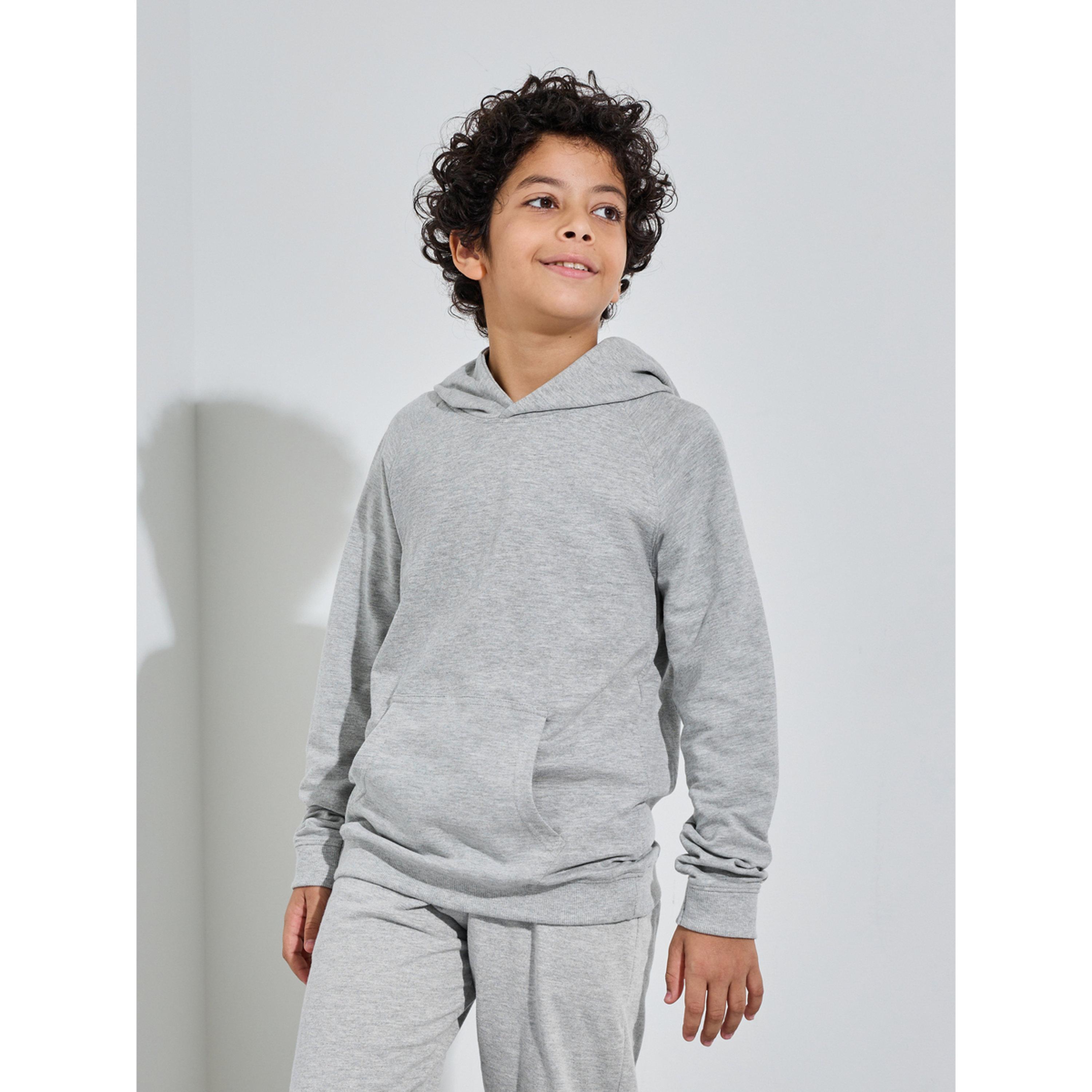 Styli Teen Unisex Grey Regular Fit Cotton Hoodie-boys-clothing-sweatshirts-image-1