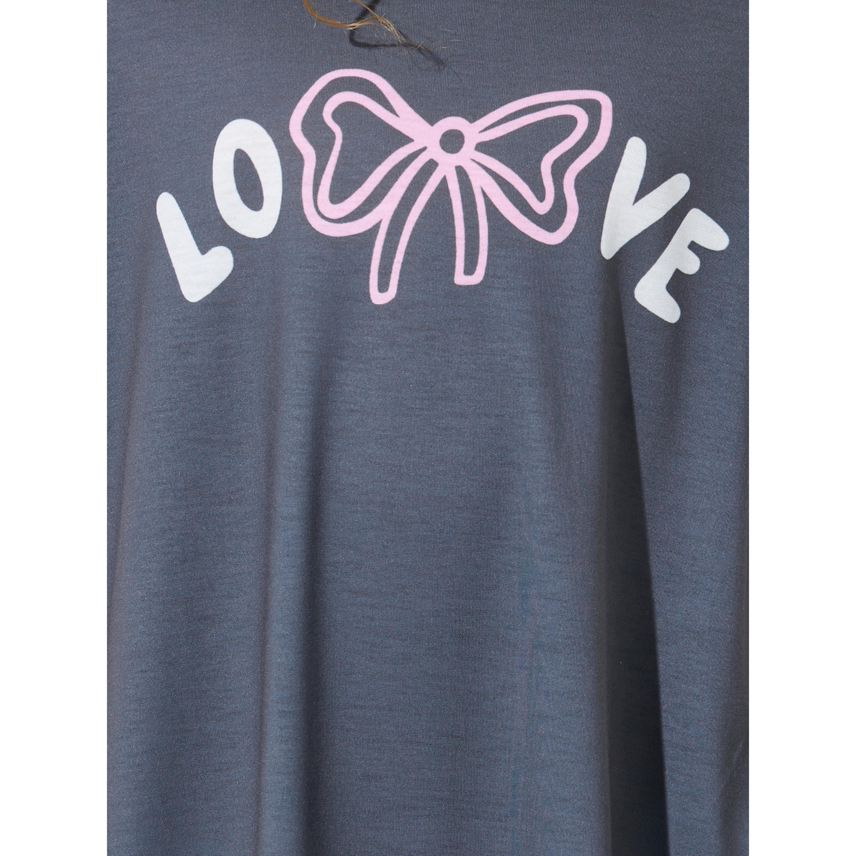 طقم قميص نوم بطبعة جرافيك للبنات - قطعتين-girls-clothing-nightwear-image-6