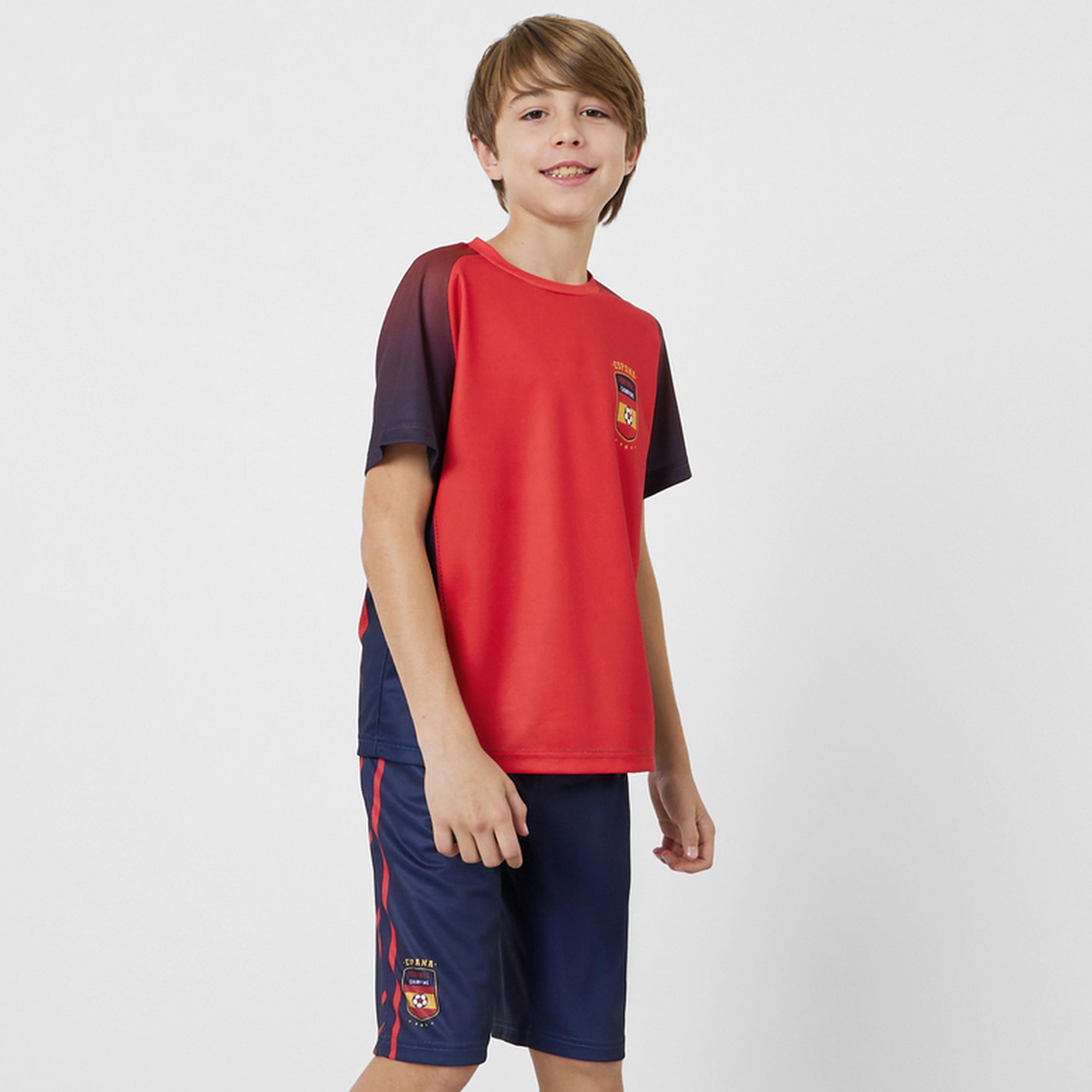 مجموعة من شورت وتيشيرت جيرسي بطبعة مستوحاة من كرة القدم-boys-clothing-setsandcoords-image-1