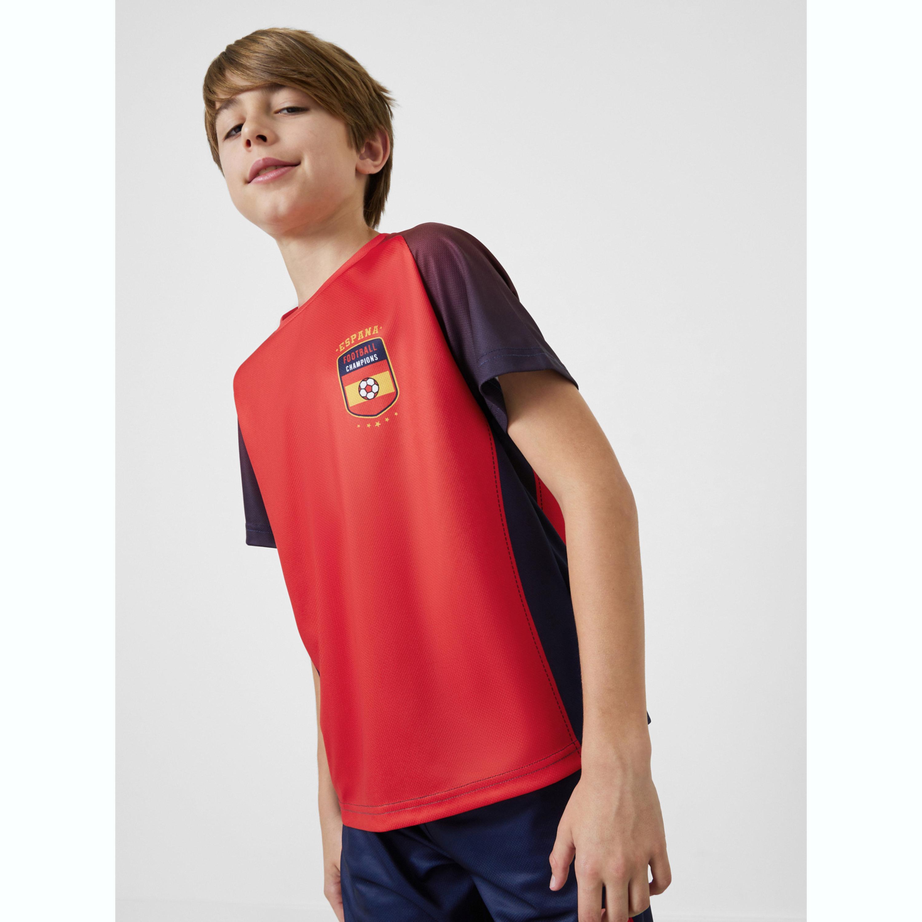 مجموعة من شورت وتيشيرت جيرسي بطبعة مستوحاة من كرة القدم-boys-clothing-setsandcoords-image-3