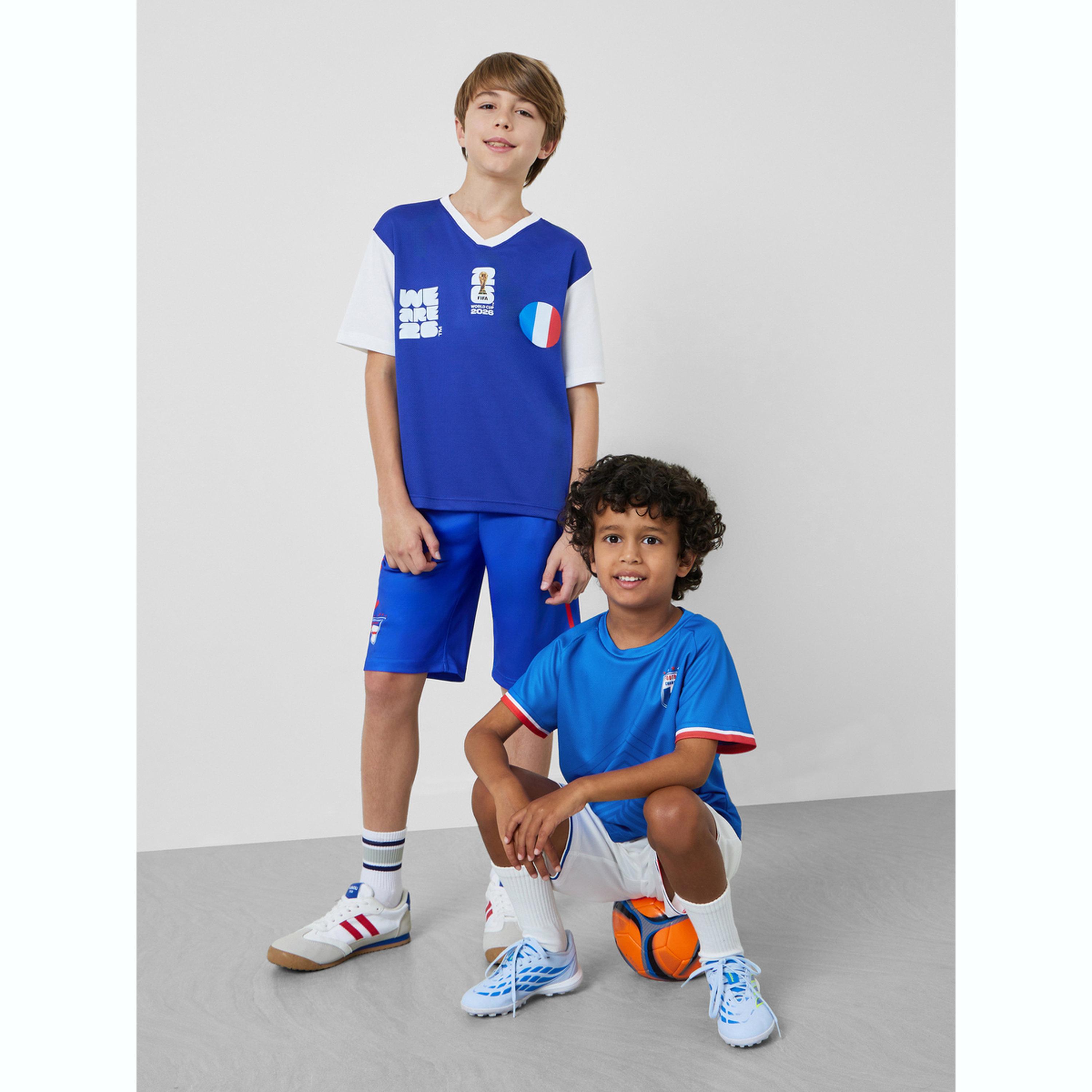 مجموعة للأطفال من شورت وتيشيرت جيرسي بطبعات فرنسا مستوحاة من كرة القدم-boys-clothing-setsandcoords-image-4
