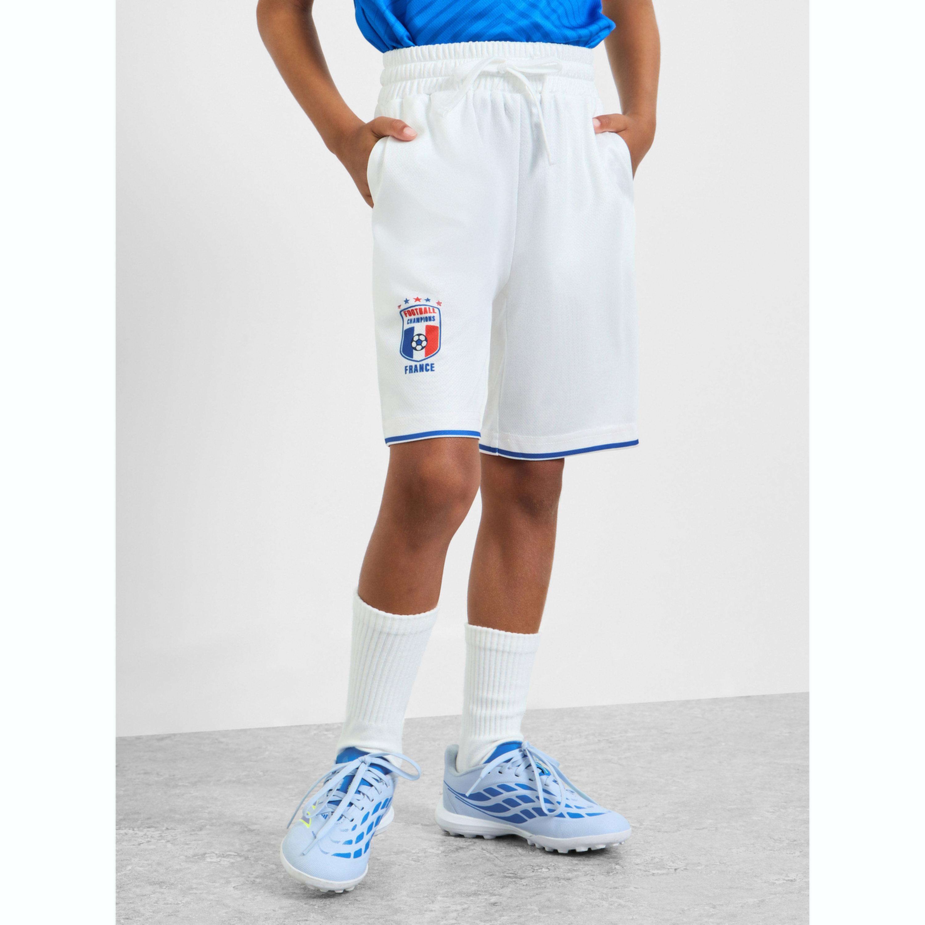 مجموعة للأطفال من شورت وتيشيرت جيرسي بطبعات فرنسا مستوحاة من كرة القدم-boys-clothing-setsandcoords-image-5