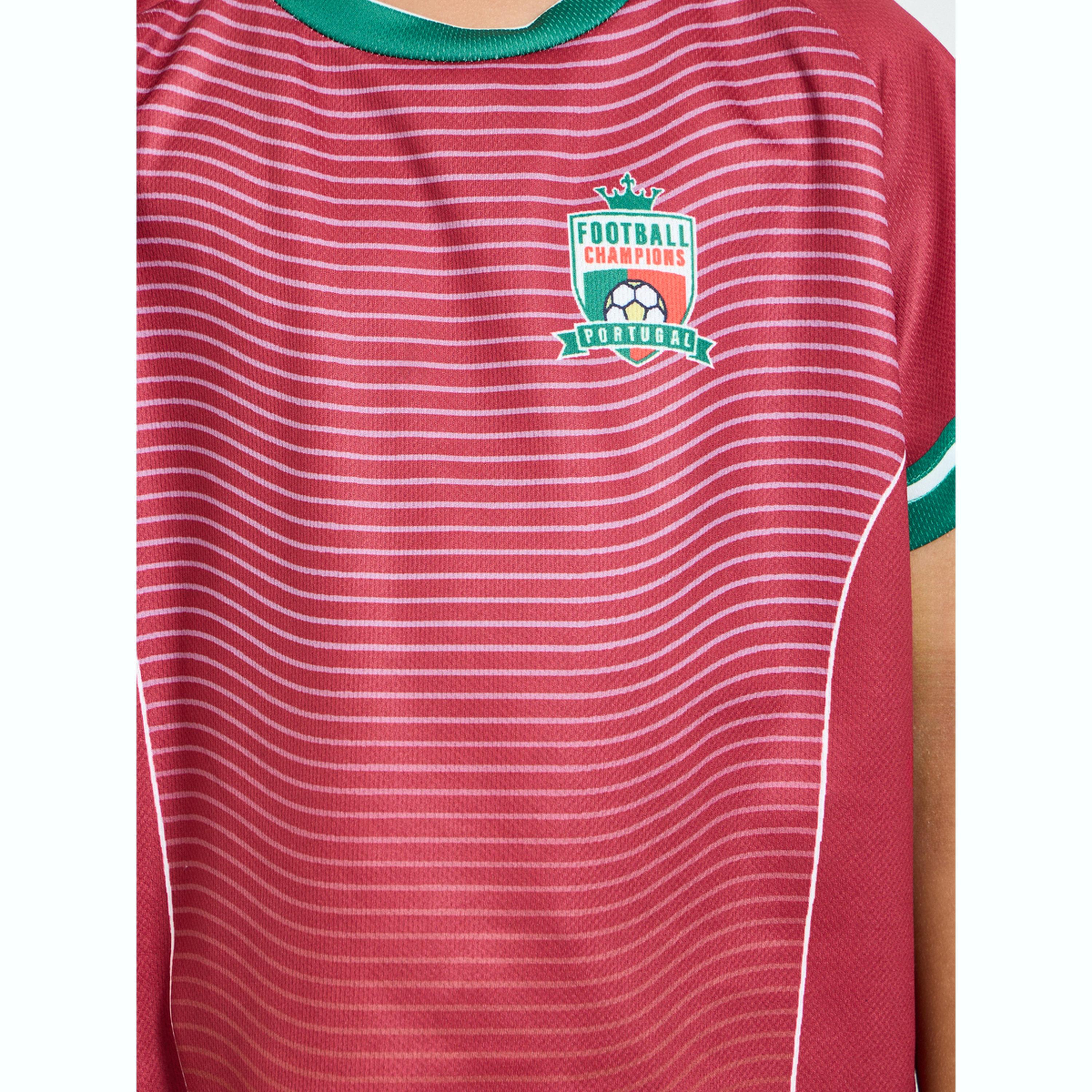 مجموعة من شورت وتيشيرت جيرسي بطبعات البرتغال مستوحاة من كرة القدم-boys-clothing-sportswear-sets-image-4